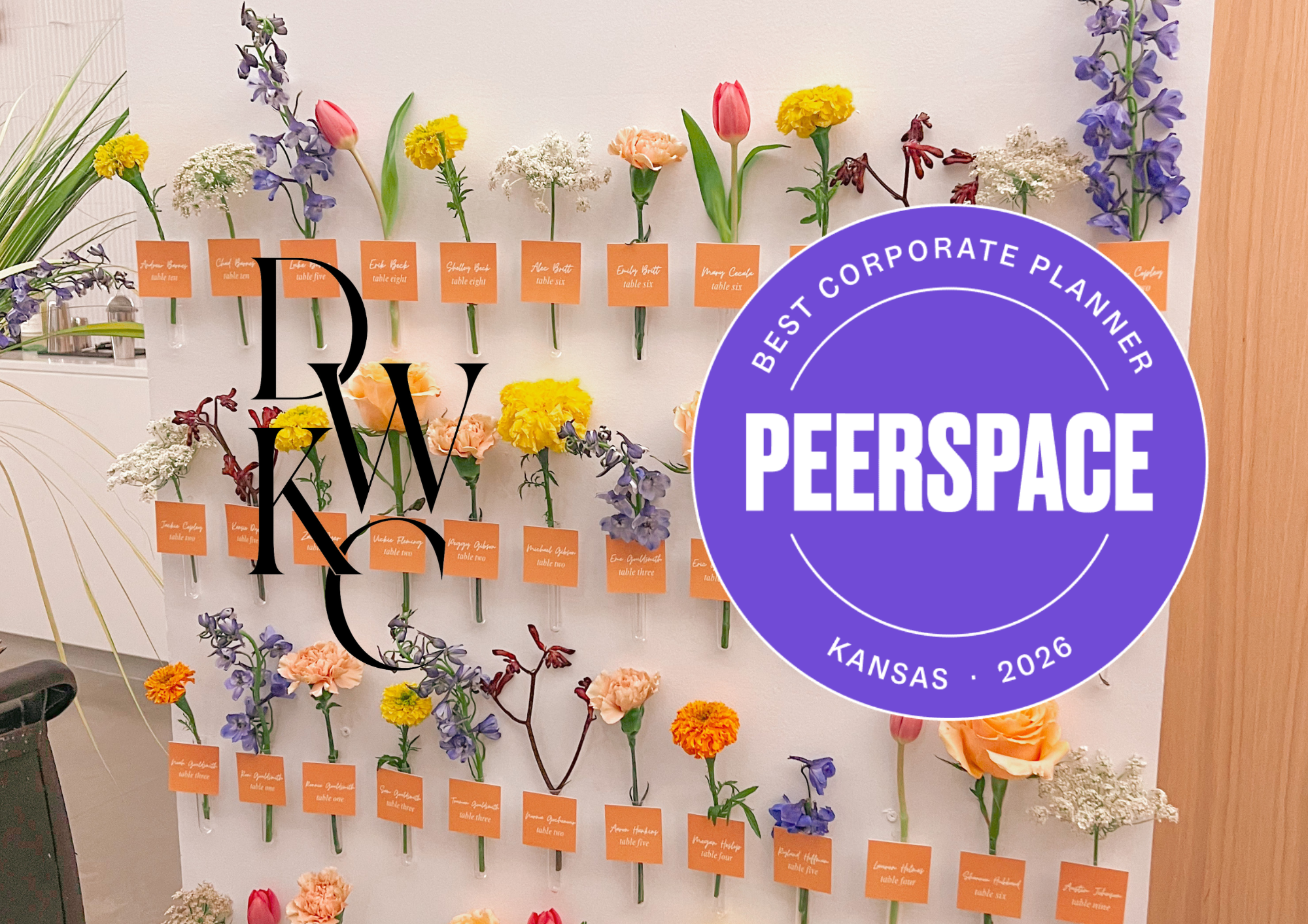 designwise KC named a top corporate event planner in Kansas City by Peerspace