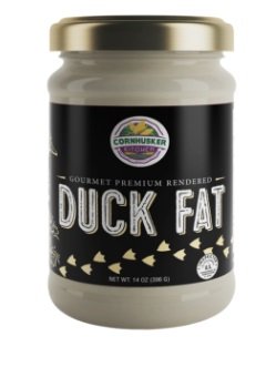 Duck Fat Premium Rendered in a jar 14 oz.jpg