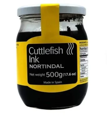 Nortindal Squid Ink/Cuttlefish Ink for Cooking Imported from Spain 180 grams/