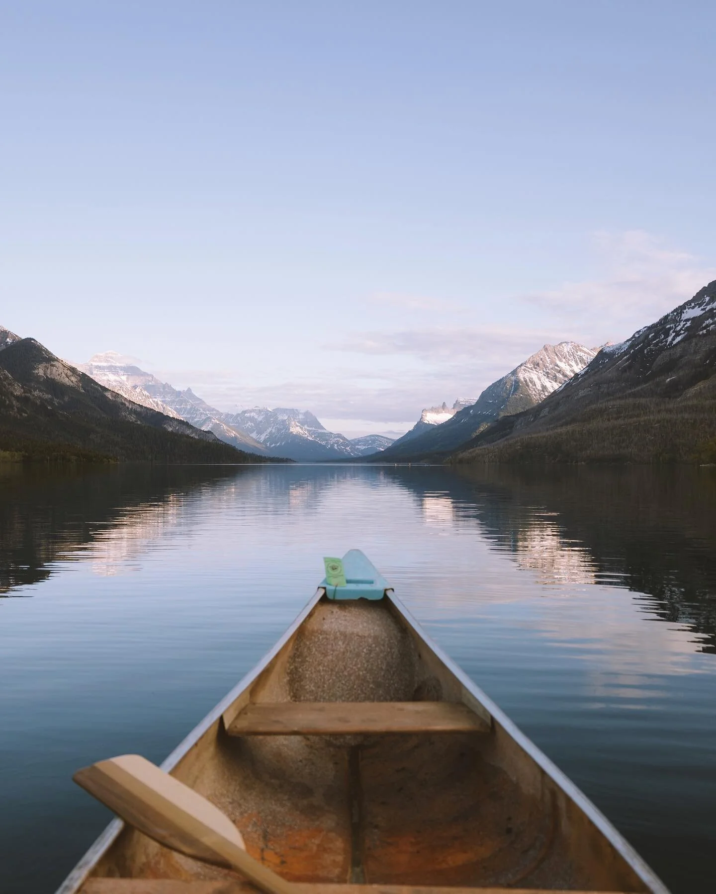 Upper Waterton Lake is the deepest lake in the Canadian Rockies dropping to 487 ft at its deepest. Yes, scuba diving does happen here but I&rsquo;ll stick to floating and fishing.