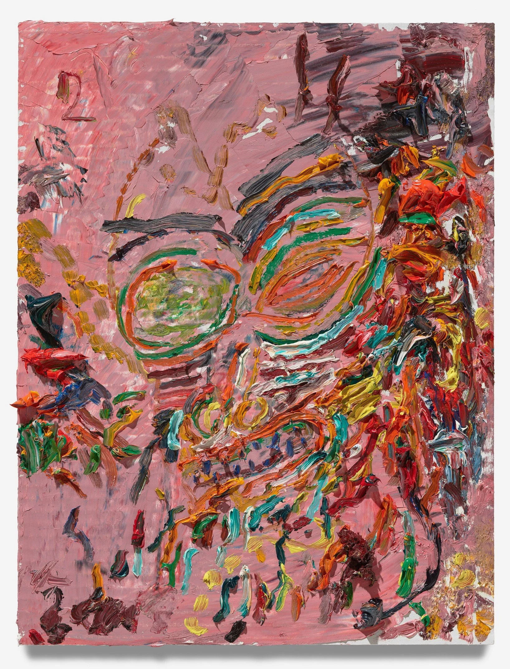  Mark Grotjahn 
 
   Untitled (Skull) , 
   2019 
 