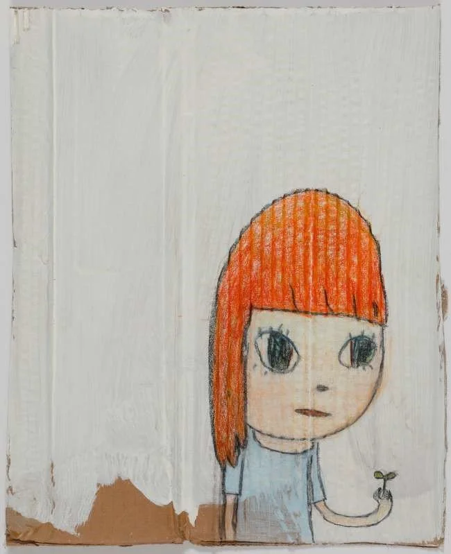  Yoshitomo Nara 
 
   Sprout in hand , 
   2020 
 