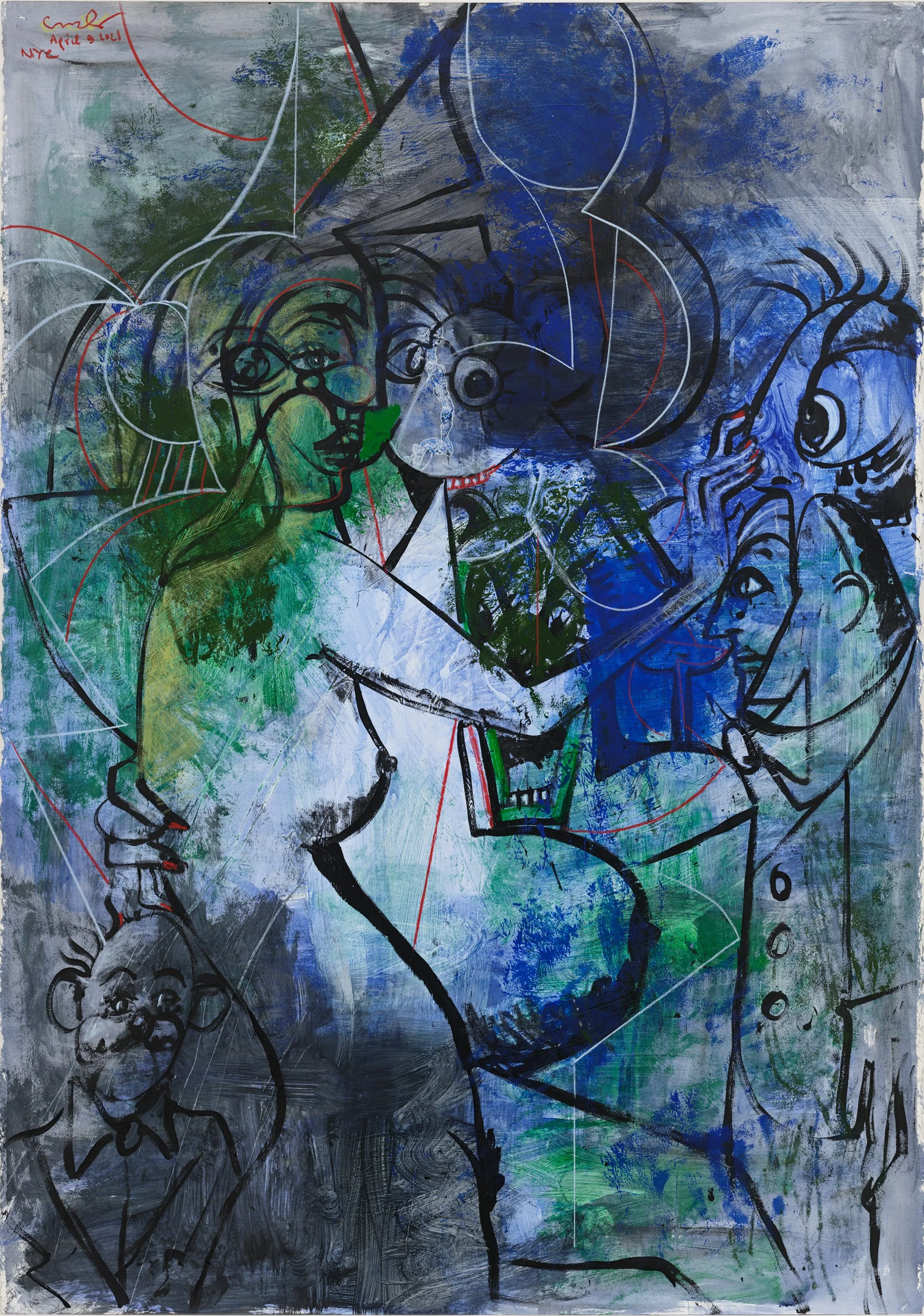  George Condo 
 
   Shades and Passage , 
   2021 
 