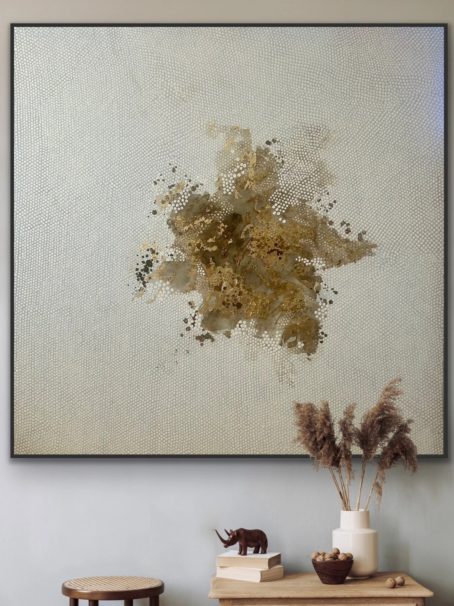 "Saltwater Gold" 122 x 122cm