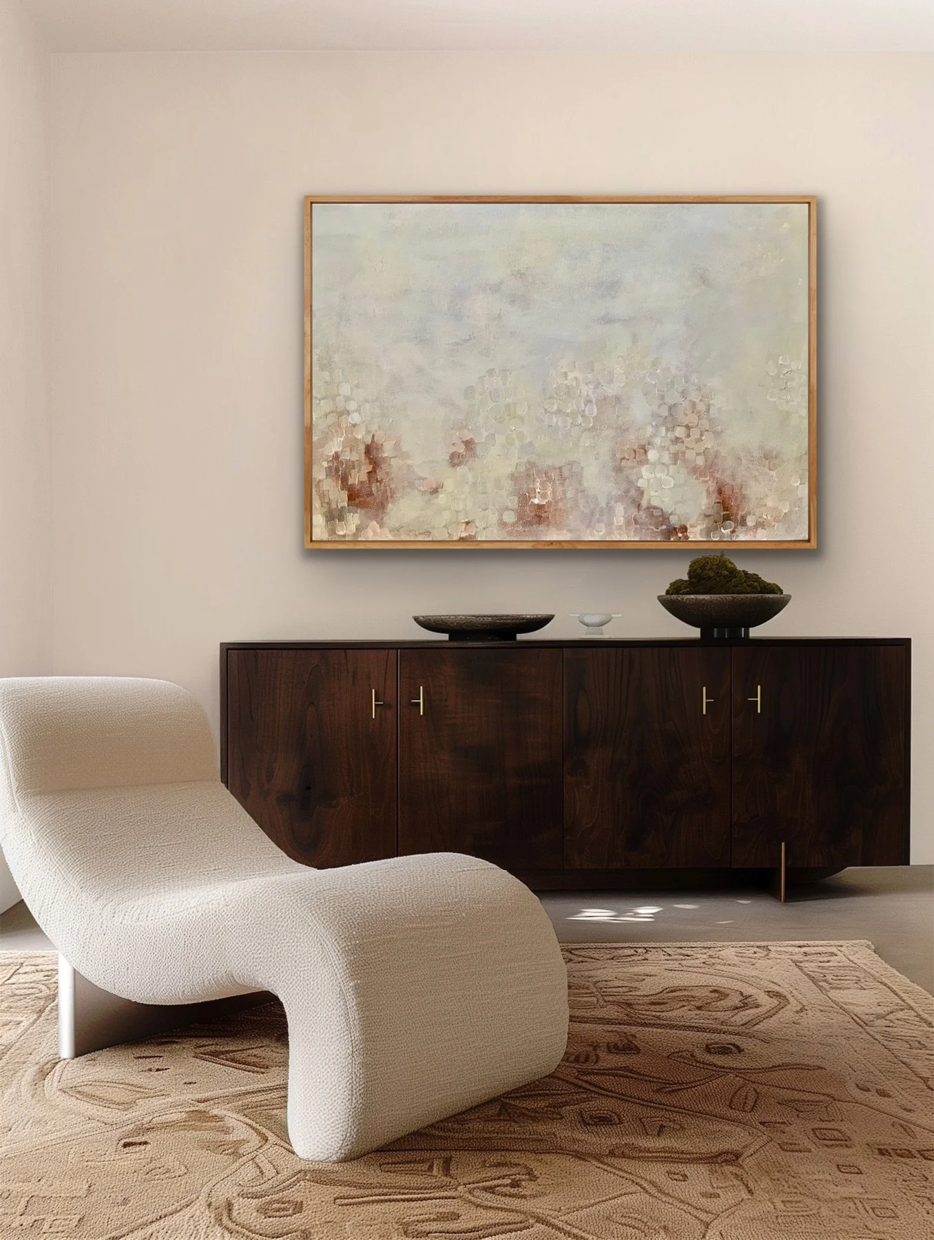 Sunrise Beach Walk (93 x 63cm Boxed Framed)