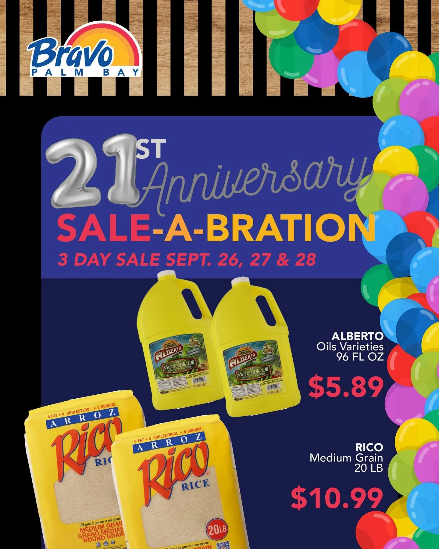 21st ANNIVERSARY SALE-A-BRATION 🎉🎉
Hey, check out some awesome deals we&rsquo;ve got for the weekend! Swing by our store and snag these incredible deals before they&rsquo;re all gone!
Only Available from Sept. 26, 27 &amp; 28.

🛒🛒🛒🛒🛒🛒🛒

21o 