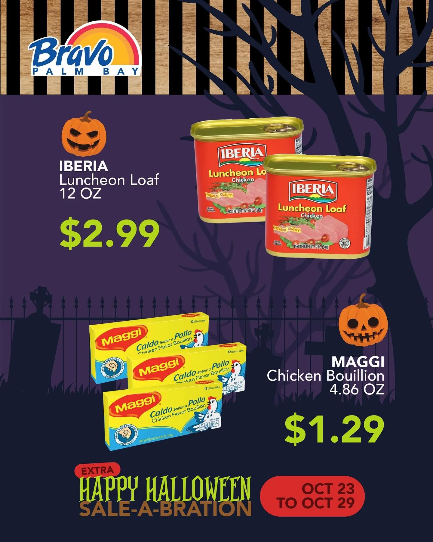 EXTRA HAPPY HALLOWEEN SALE-A-BRATION 🎃👻
Hey, check out these super hot deals that are going to vanish in a flash! Swing by our store and snag them before they&rsquo;re all gone.

🛒🛒🛒🛒🛒🛒🛒

EXTRA VENTA-CELEBRACION DE HALLOWEEN 🎃👻
&iexcl;Oye,