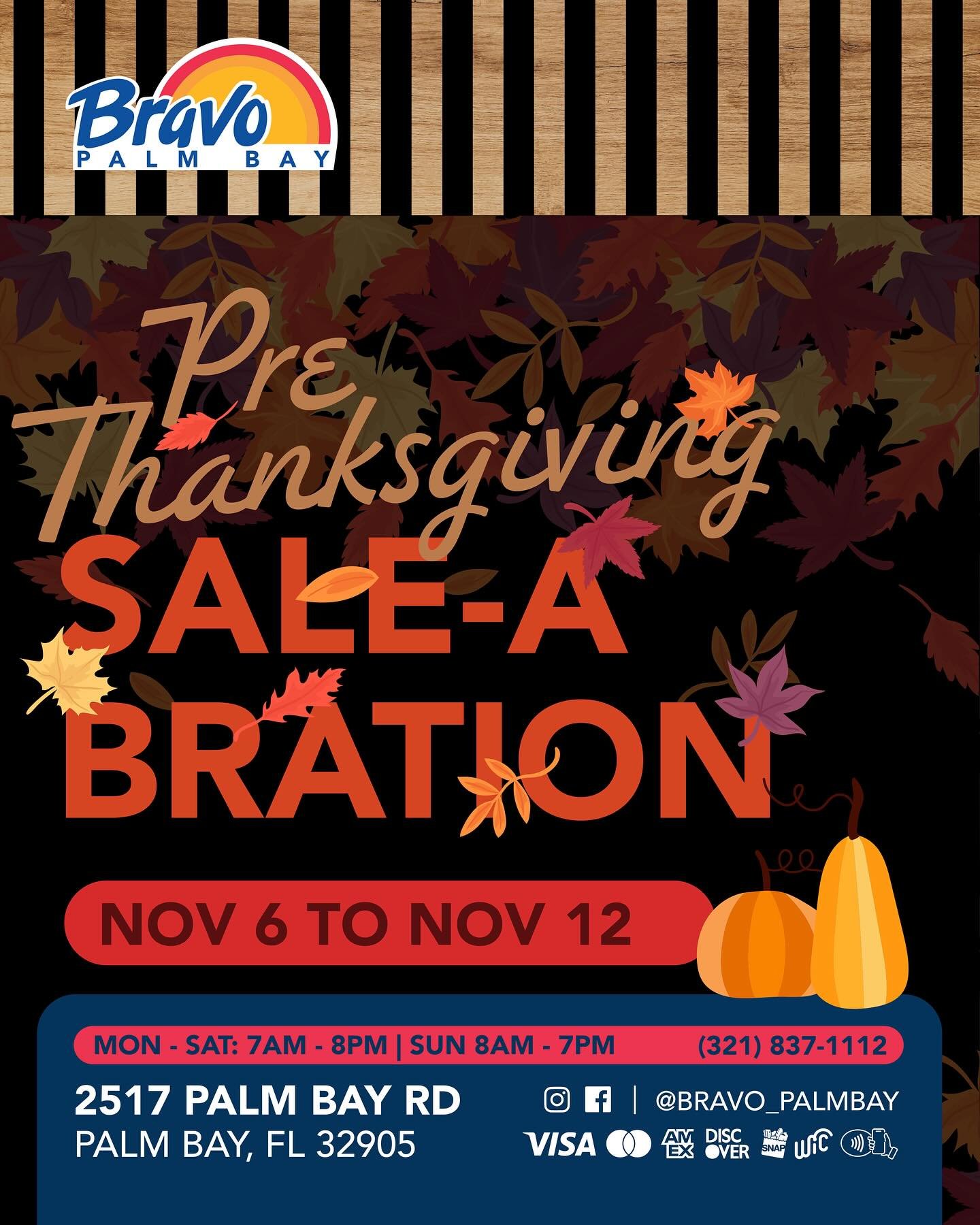 PRE-THANKSGIVING SALE-A-BRATION 🍂🦃
Hey, it&rsquo;s time to get your thanks in order with some seriously amazing deals that you won&rsquo;t want to miss!

🛒🛒🛒🛒🛒🛒🛒

PRE-VENTA DE ACCI&Oacute;N DE GRACIAS 🍂🦃
&iexcl;Oye, es hora de que tu agrad