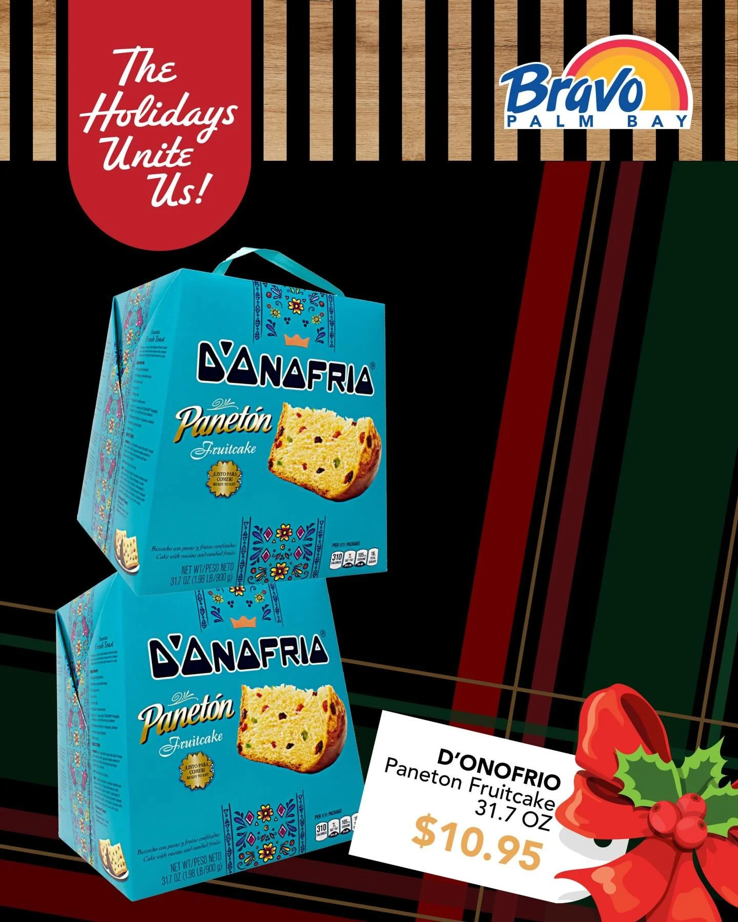 HOLIDAYS SWEETS 🍬🎄
It&rsquo;s time to gather some treats for your loved ones or treat yourself! Swing by our store to pick up your favorite fruitcake at a fantastic price!

🛒🛒🛒🛒🛒🛒🛒

DULCES DE NAVIDAD 🍬🎄
&iexcl;Es hora de reunir algunas gol