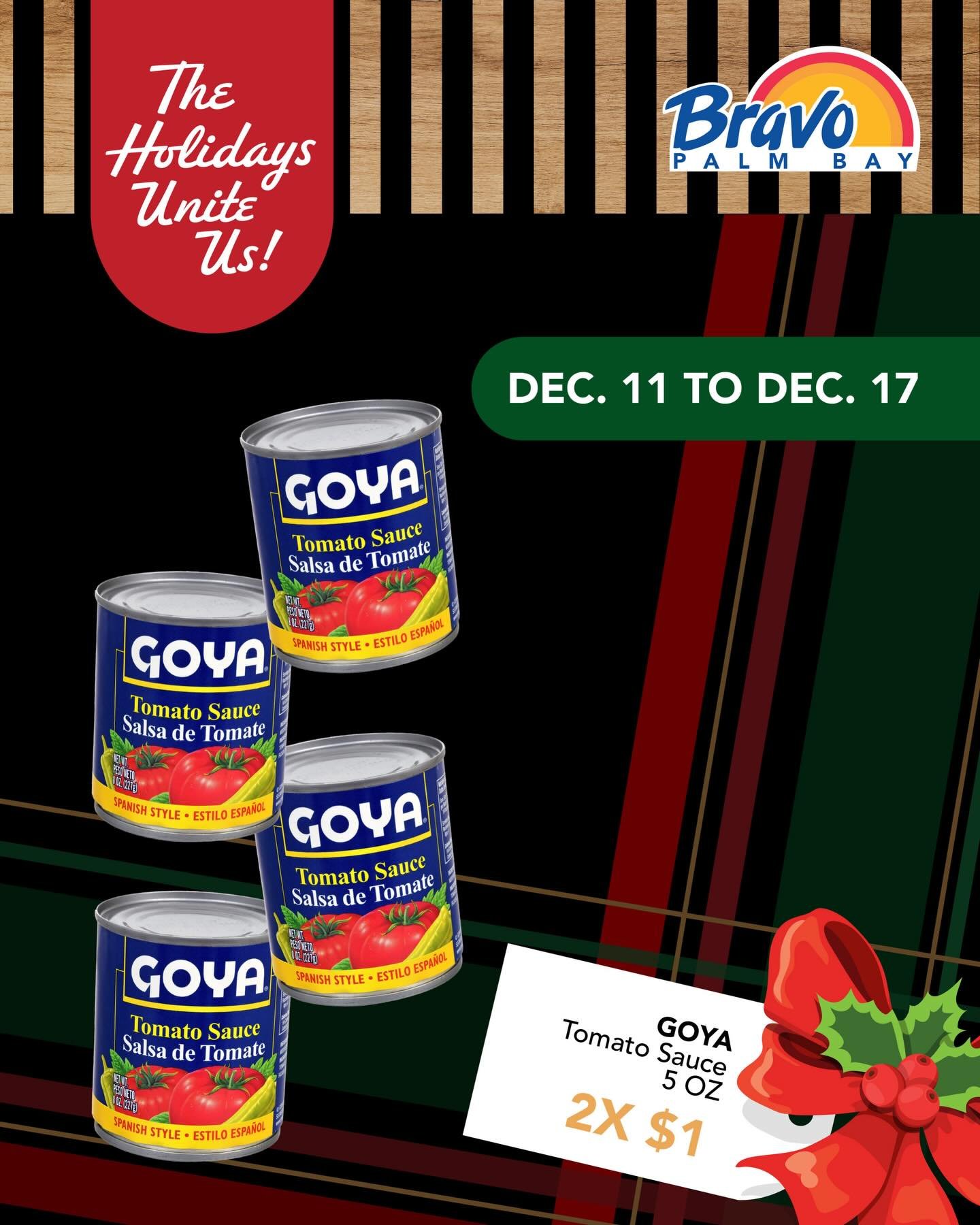 🎁 HOLIDAYS SEASON TRADITIONS🎄
Here&rsquo;s an extra deal you won&rsquo;t want to miss! Swing by and grab your essential holiday items.

🛒🛒🛒🛒🛒🛒🛒

🎁 TRADICIONES DE TEMPORADA NAVIDE&Ntilde;AS🎄
&iexcl;Aqu&iacute; tienes una oferta extra que no