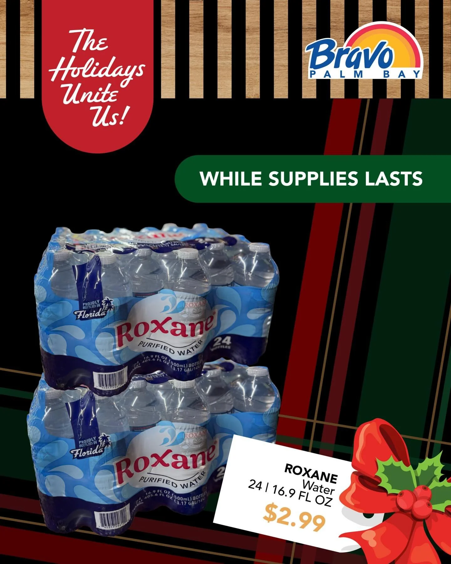 🎁 HOLIDAYS SEASON TRADITIONS🎄
We&rsquo;ve got a fantastic new price that you won&rsquo;t want to miss! Swing by our store soon to grab this deal before it&rsquo;s all gone.

🛒🛒🛒🛒🛒🛒🛒

🎁 TRADICIONES DE TEMPORADA NAVIDE&Ntilde;AS🎄
&iexcl;Tene