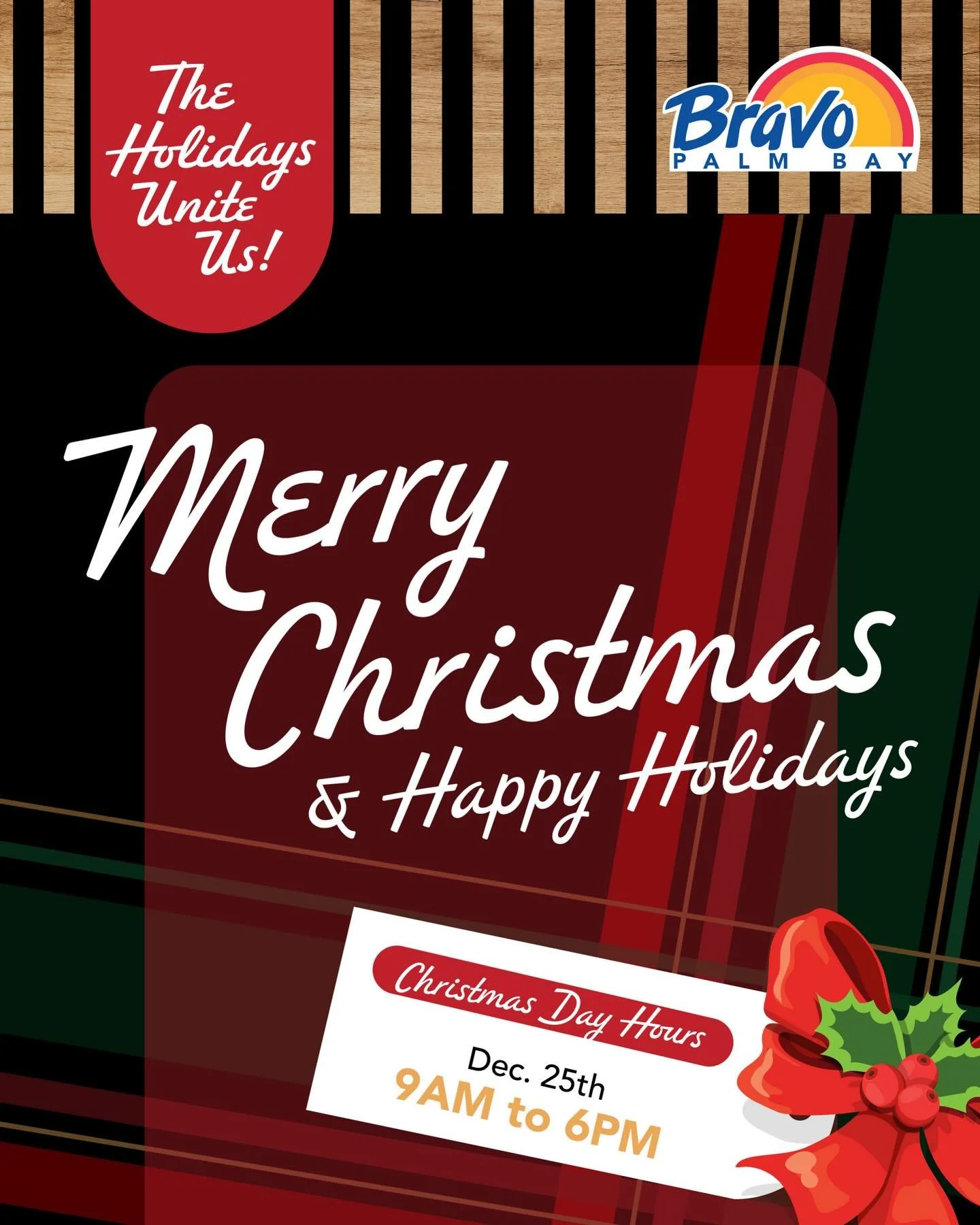 🎁 HAPPY HOLIDAYS🎄
Wishing you a wonderful Christmas &amp; holidays, surrounded by loved ones!

🛒🛒🛒🛒🛒🛒🛒

🎁 FELICES FIESTAS🎄
&iexcl;Te deseamos una maravillosa Navidad &amp; fiestas, rodeado de seres queridos!

&mdash;&mdash;&mdash;&mdash;&m