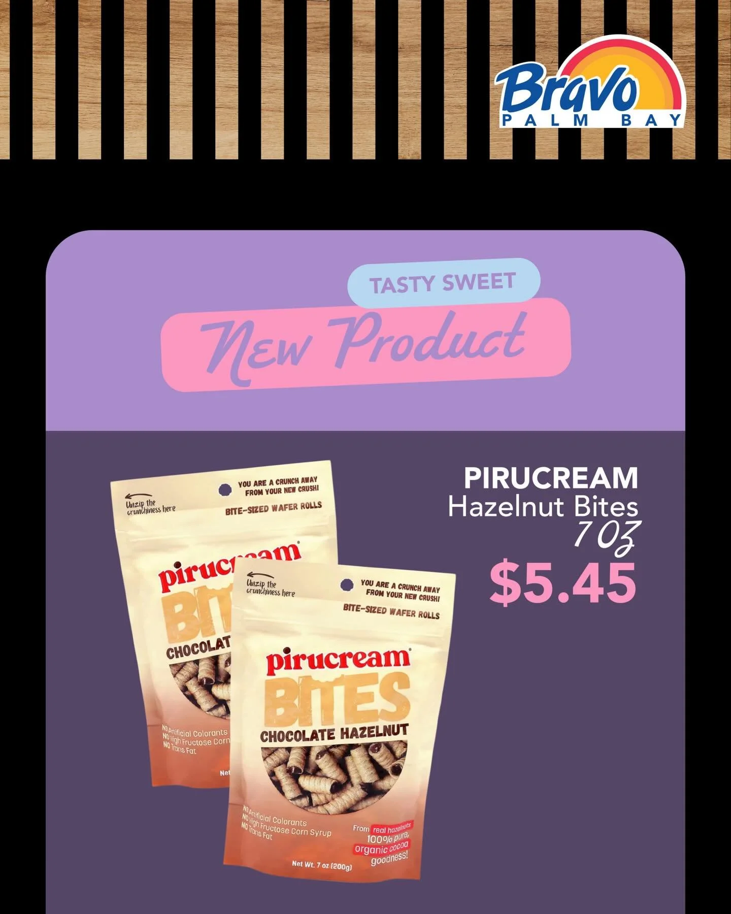 NEW PRODUCT ALERT 🚨 
Introducing new, delicious sweet Pirucream Bites that are perfect for sharing with your Family &amp; Loved ones!

📍2517 Palm Bay Road NE, Palm Bay FL
☎️ (321) 837-1112

🛒🛒🛒🛒🛒🛒🛒

ALERTA DE NUEVO PRODUCTO 🚨
&iexcl;Present