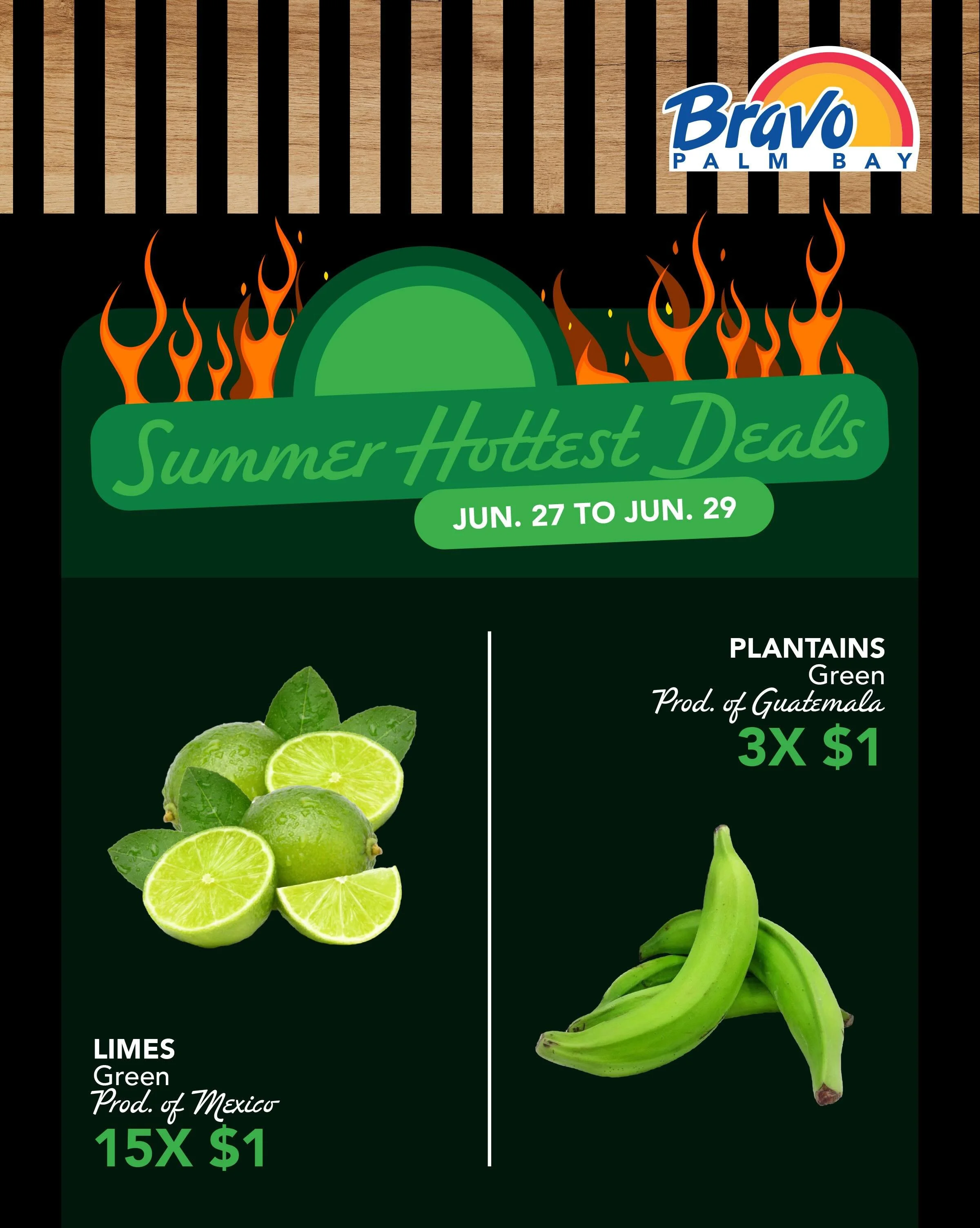 SUMMER HOTTEST DEALS 🌴
It&rsquo;s the weekend, it&rsquo;s time to have amazing deals you don&rsquo;t want to miss out. Pass by our store to score some for yourself.
From Jun. 27th to Jun. 29th

🛒🛒🛒🛒🛒🛒🛒

LAS MEJORES OFERTAS DE VERANO 🌴
Es el 