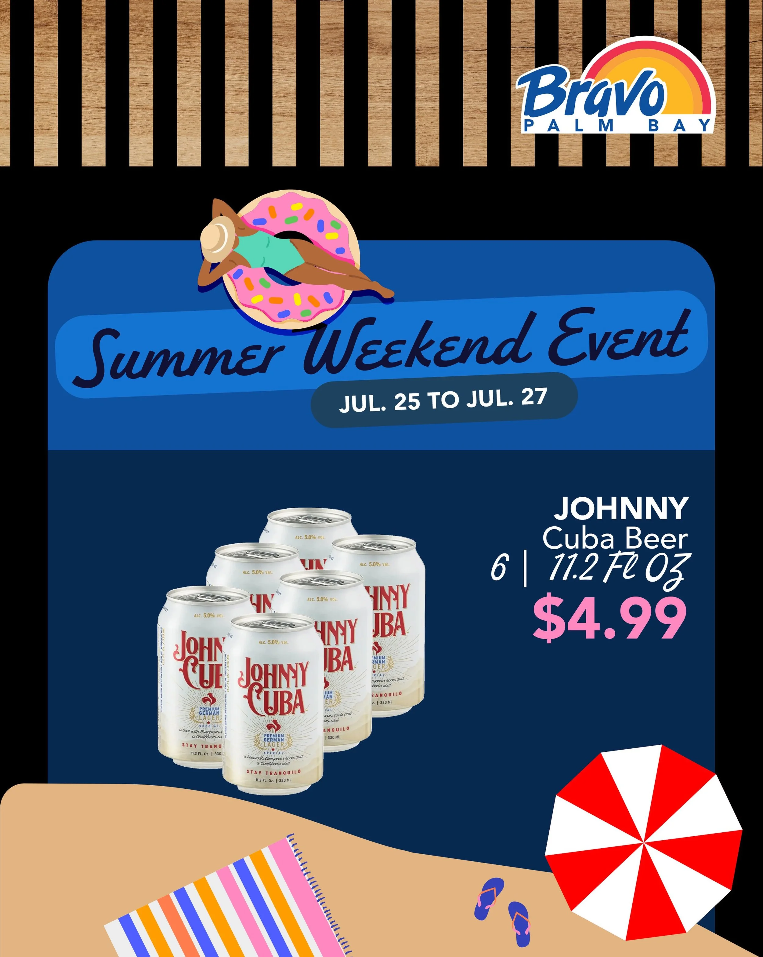 SUMMER WEEKEND EVENT 🌴
It&rsquo;s the weekend that means it&rsquo;s time to celebrate the last days of summer.
From Jul. 25th to Jul. 27th

🛒🛒🛒🛒🛒🛒🛒

EVENTO DE FIN DE SEMANA DE VERANO 🌴
Es el fin de semana, lo que significa que es hora de cel