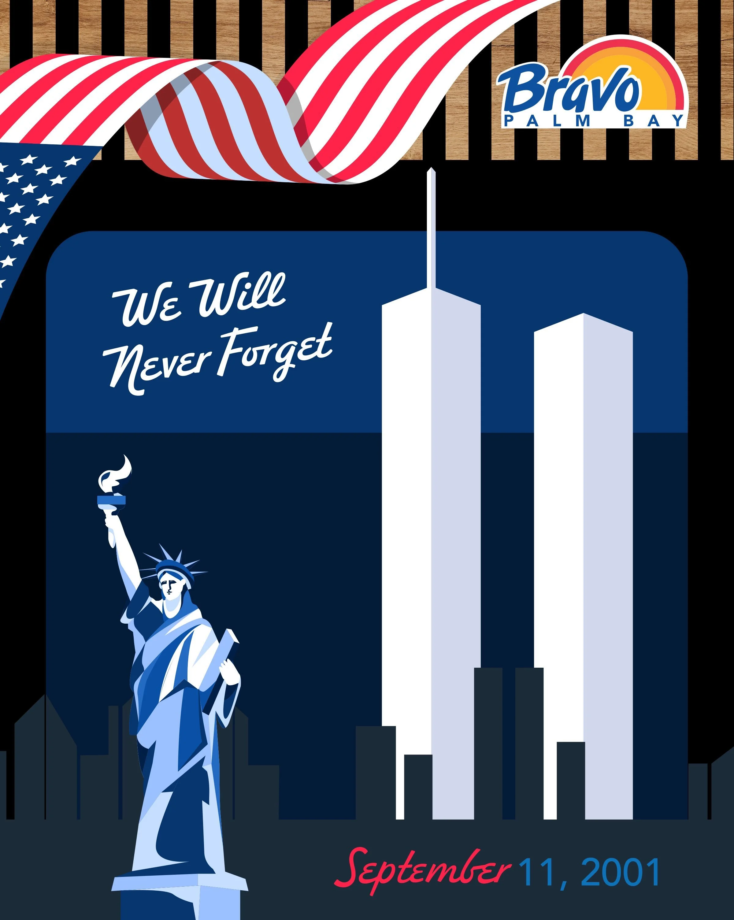 TODAY WE REMEMBER 🇺🇸
Never forget. Today we honor &amp; remember all the loved ones that were lost that day. We salute all the heroes who stepped up &amp; gave their all. 
❤️🤍💙❤️🤍💙❤️🤍💙

HOY RECORDAMOS 🇺🇸
Nunca lo olvides. Hoy honramos &amp;