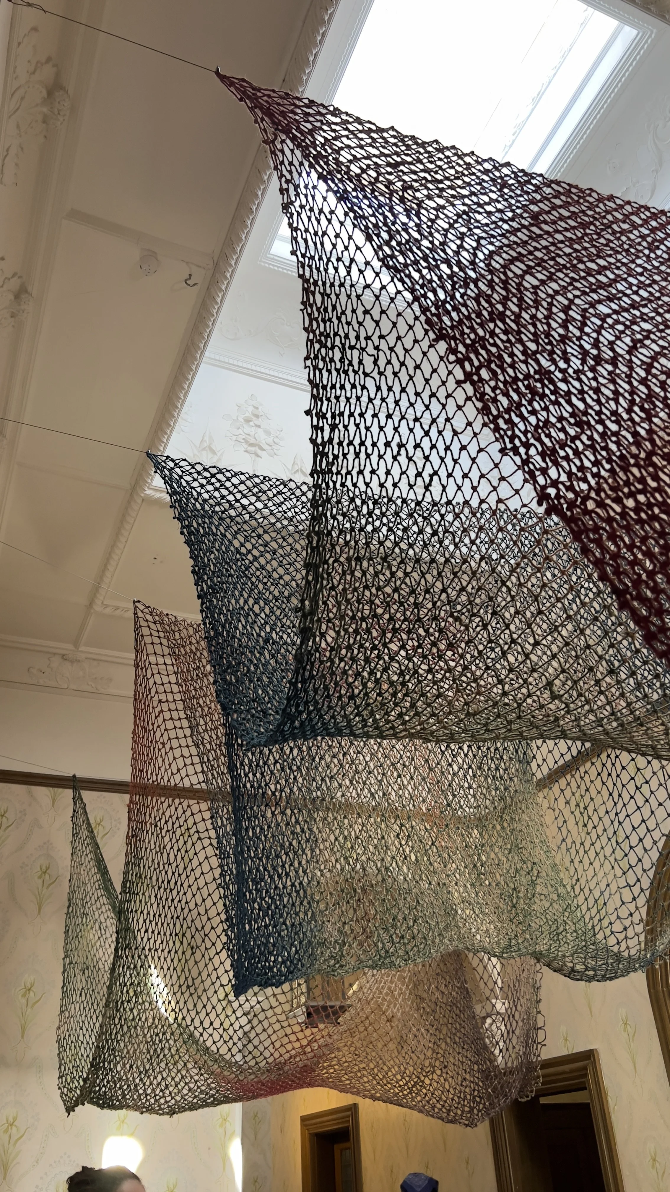 Glenda Nicholls, 'I see country', 2026, jute, twine, raffia, dye colours. Dimensions variable.