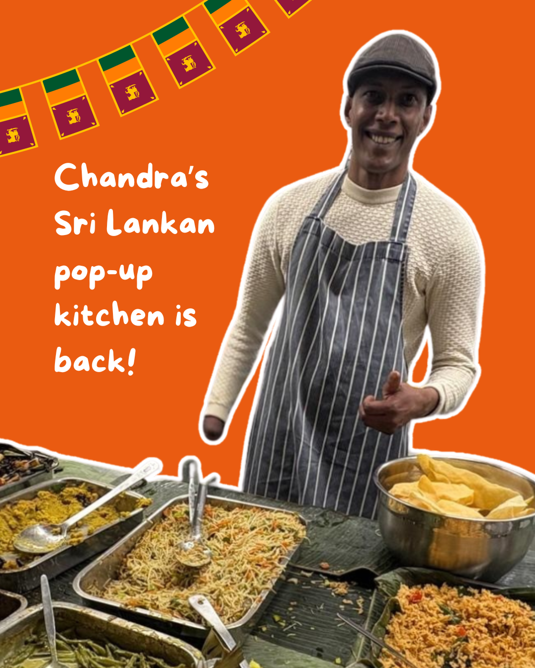 Chandra's Sri Lankan pop-up kitchen is back!