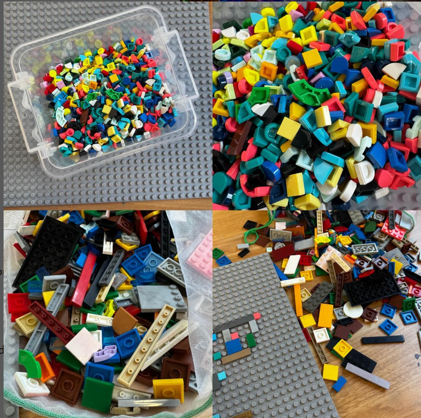 Assorted Lego blocks