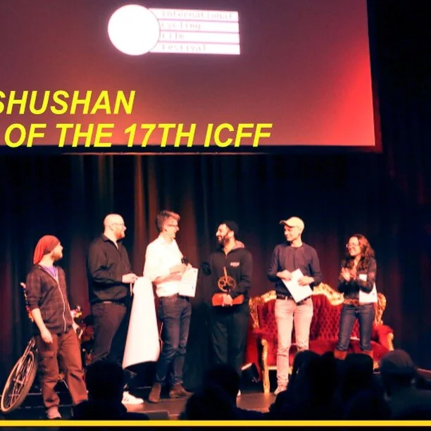 &quot;White Eye&quot; r&auml;umt ab: Filmemacher Tomer Shushan aus Tel Aviv, Israel, gewinnt die Goldene Kurbel und (!) den Publikumspreis des 17. International Cycling Film Festival. Herzlichen Gl&uuml;ckwunsch vom gesamten Team des ICFF!
