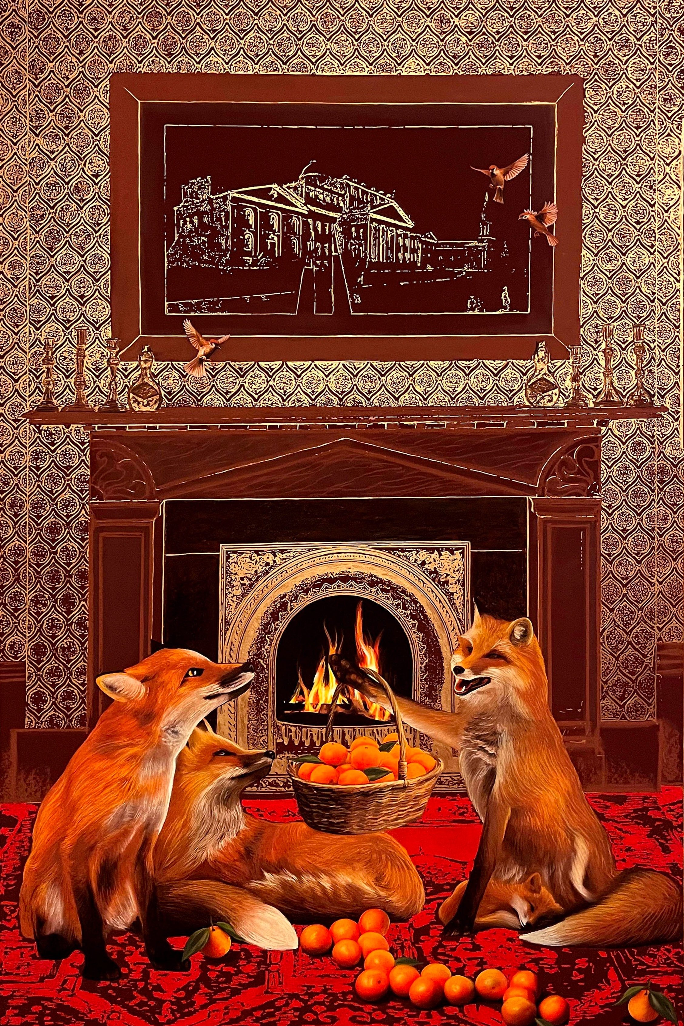 Fox Talk, 40"x60"