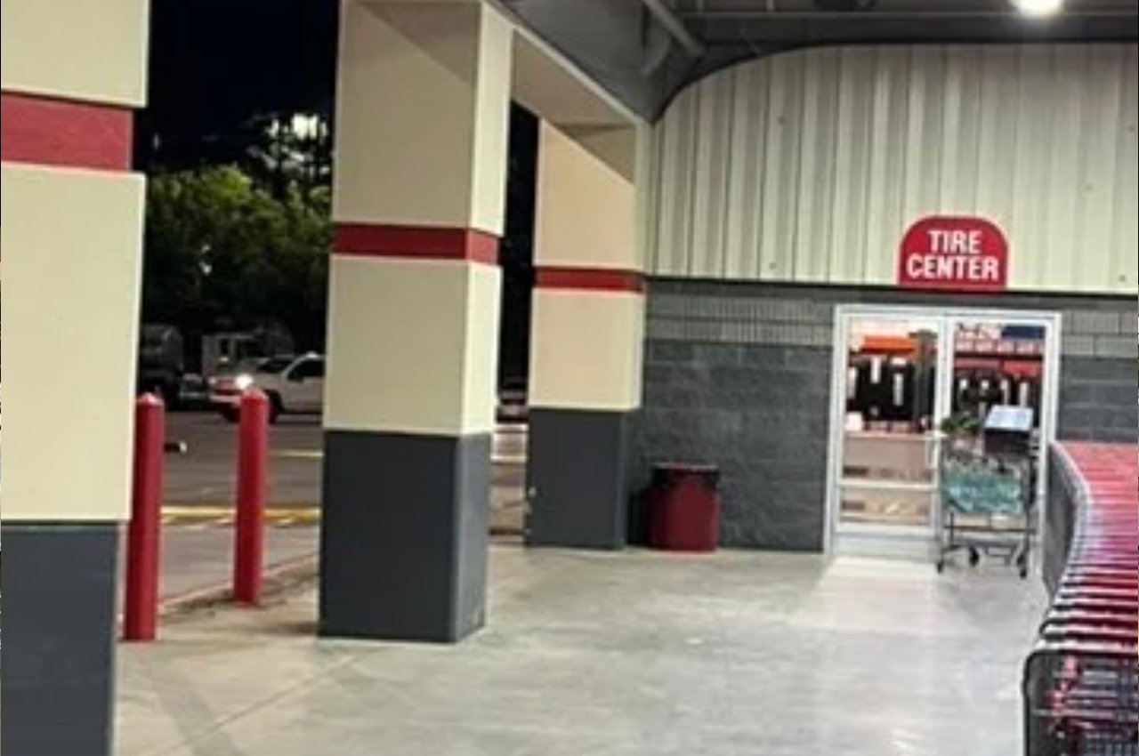 Columns with 7 Layers of Grey Paint.