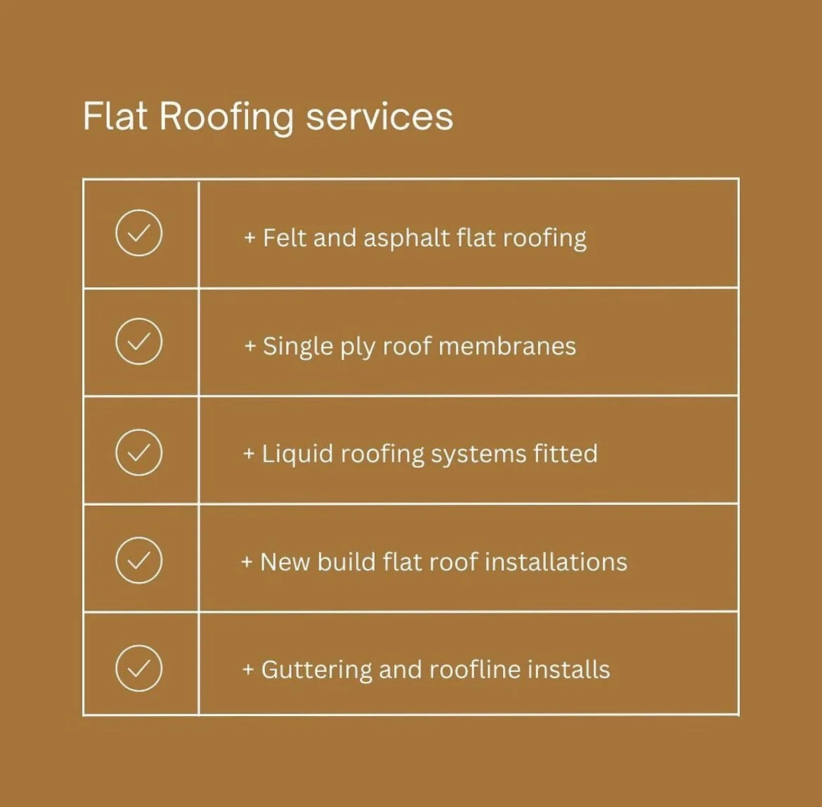 Kimber and Son Roofing Ltd offers flat roofing for both commercial and domestic clients. 🏘️

Flat roofing is a large section of our business we have a dedicated, experienced, highly trained team who specialise in flat roofing. 

Our services in flat