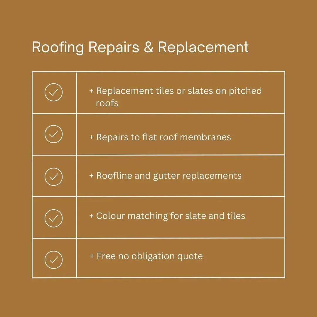 Our Services 🏘️ Roof Repairs and Replacement.

At Kimber and Son Roofing Ltd, our fully qualified and experience team offer high quality roof repairs to both commercial and domestic customers.

Roof repairs can be anything from a small split in a fl