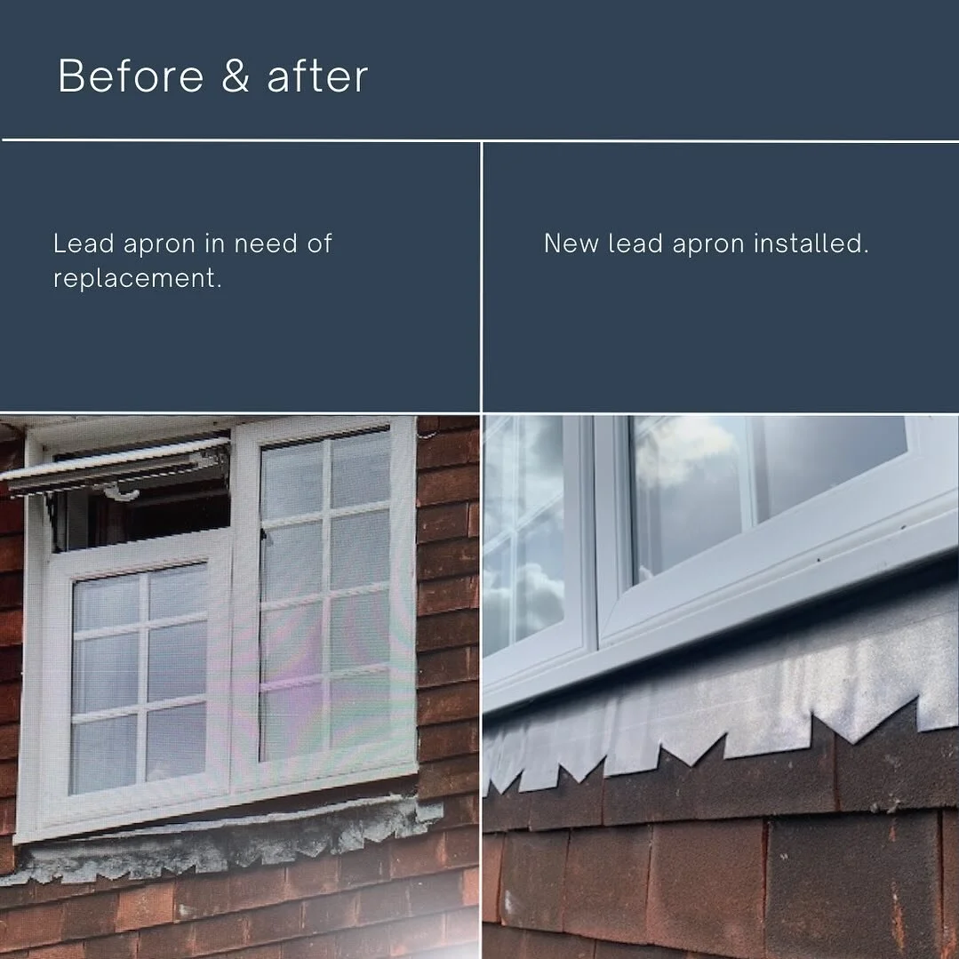 Amazing the difference some small work can make to the full look of the property. This lead apron replacement to the window made such a difference. One happy client 💫

We cover all aspects of roofing services big and small. Don&rsquo;t hesitate to c