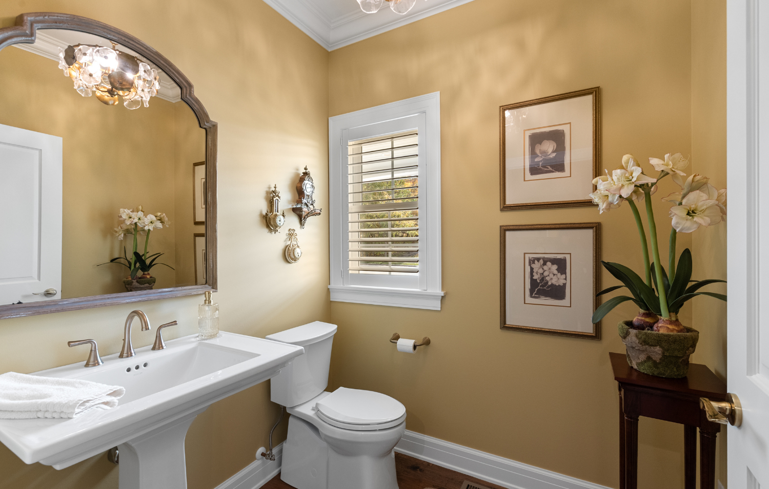 Yellow Bathroom Remodel