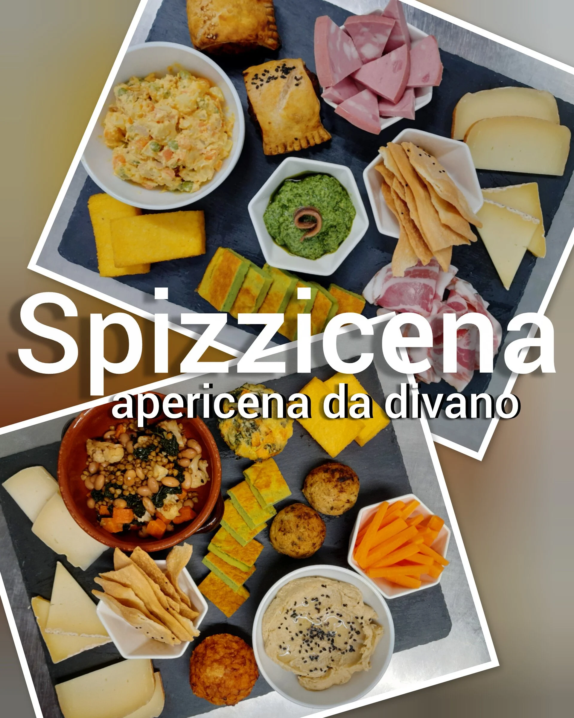 Locandina Spizzicena: apericena da divano a Bra (CN) | Allocco’s Kitchen