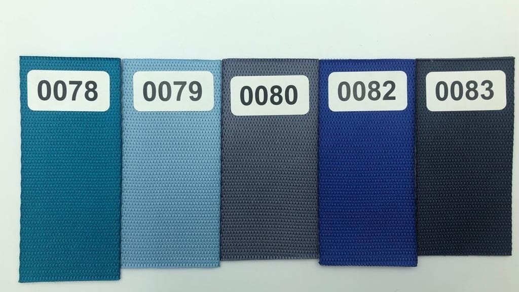 Blue Seat Belt Webbing Replacement Colors