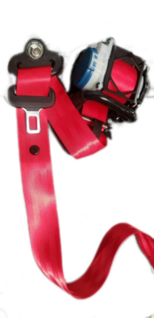 Red Custom Seat Belt Webbing