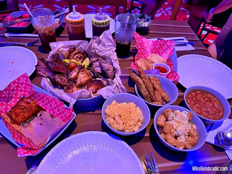 The food at Roundup Rodeo BBQ