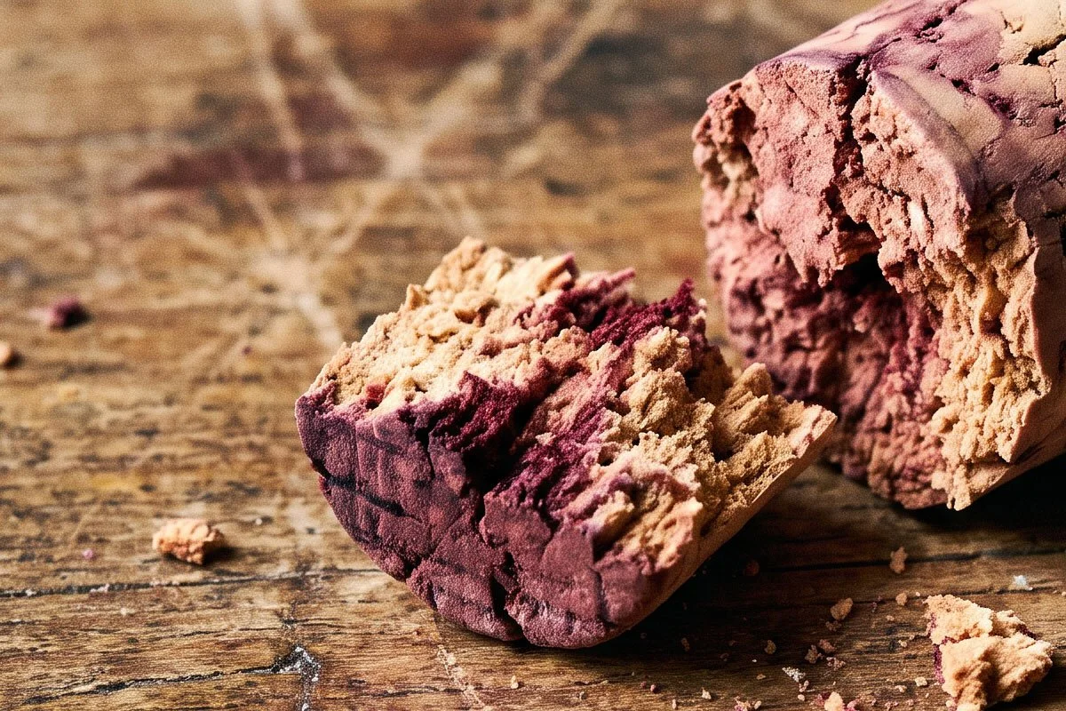 Broken wine cork.