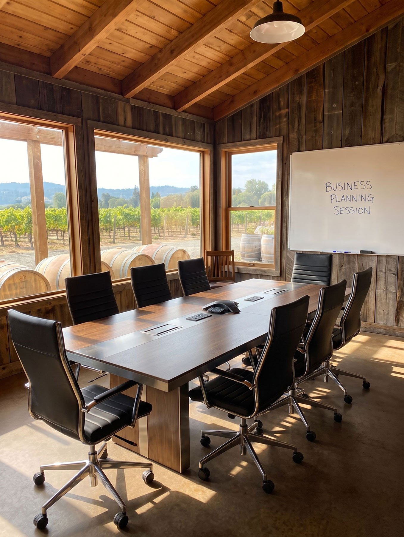 Winery boardroom