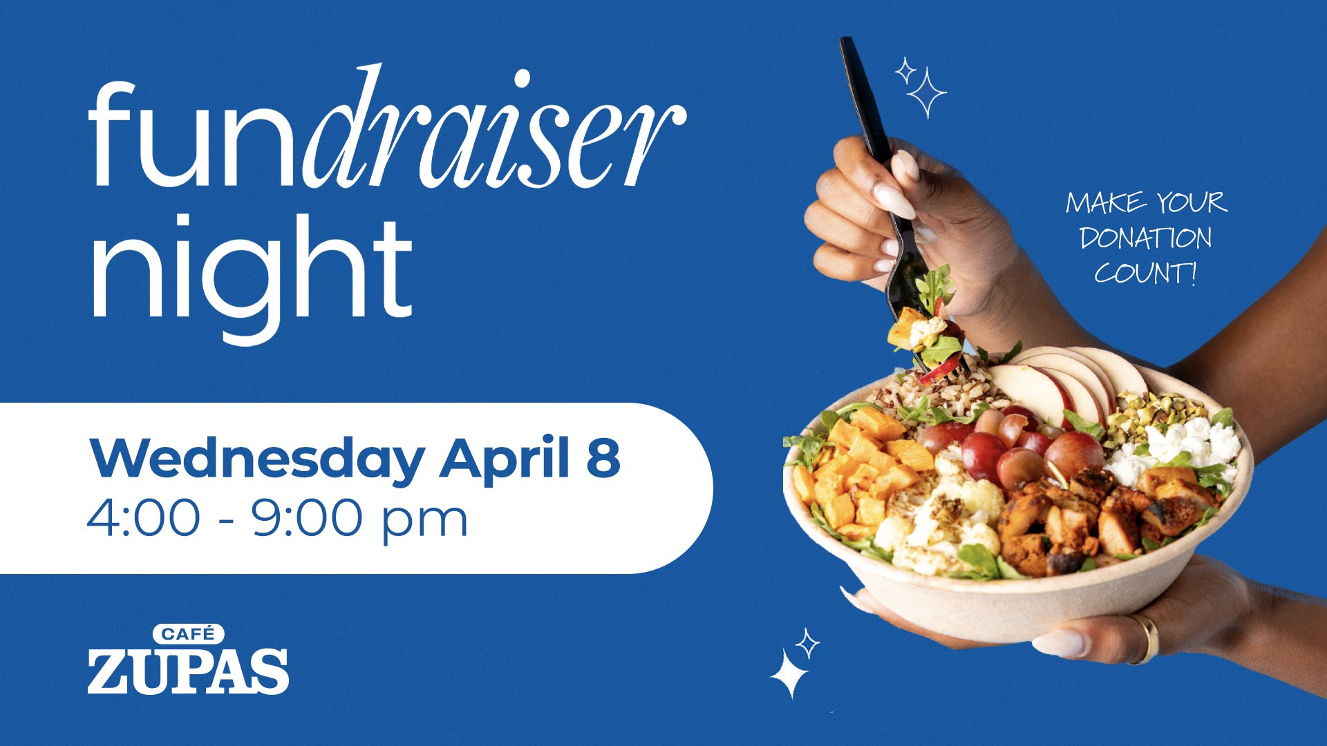 Fundraiser Night at Cafe Zupas