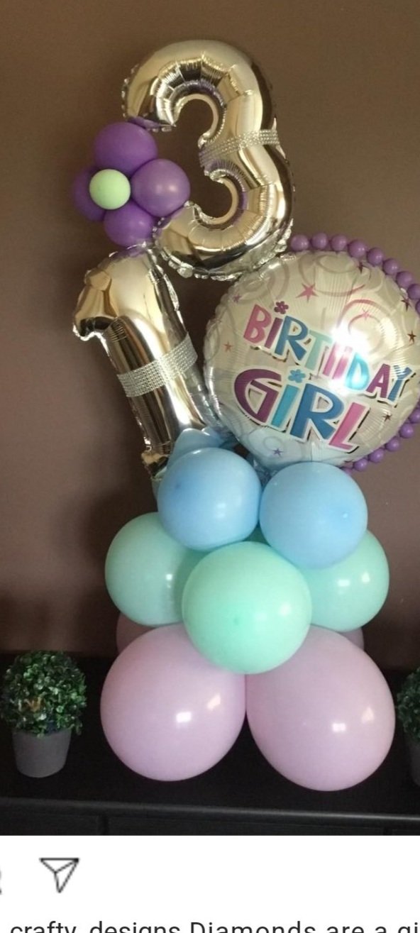 ITEM #80
€40
A 13th birthday balloon display.