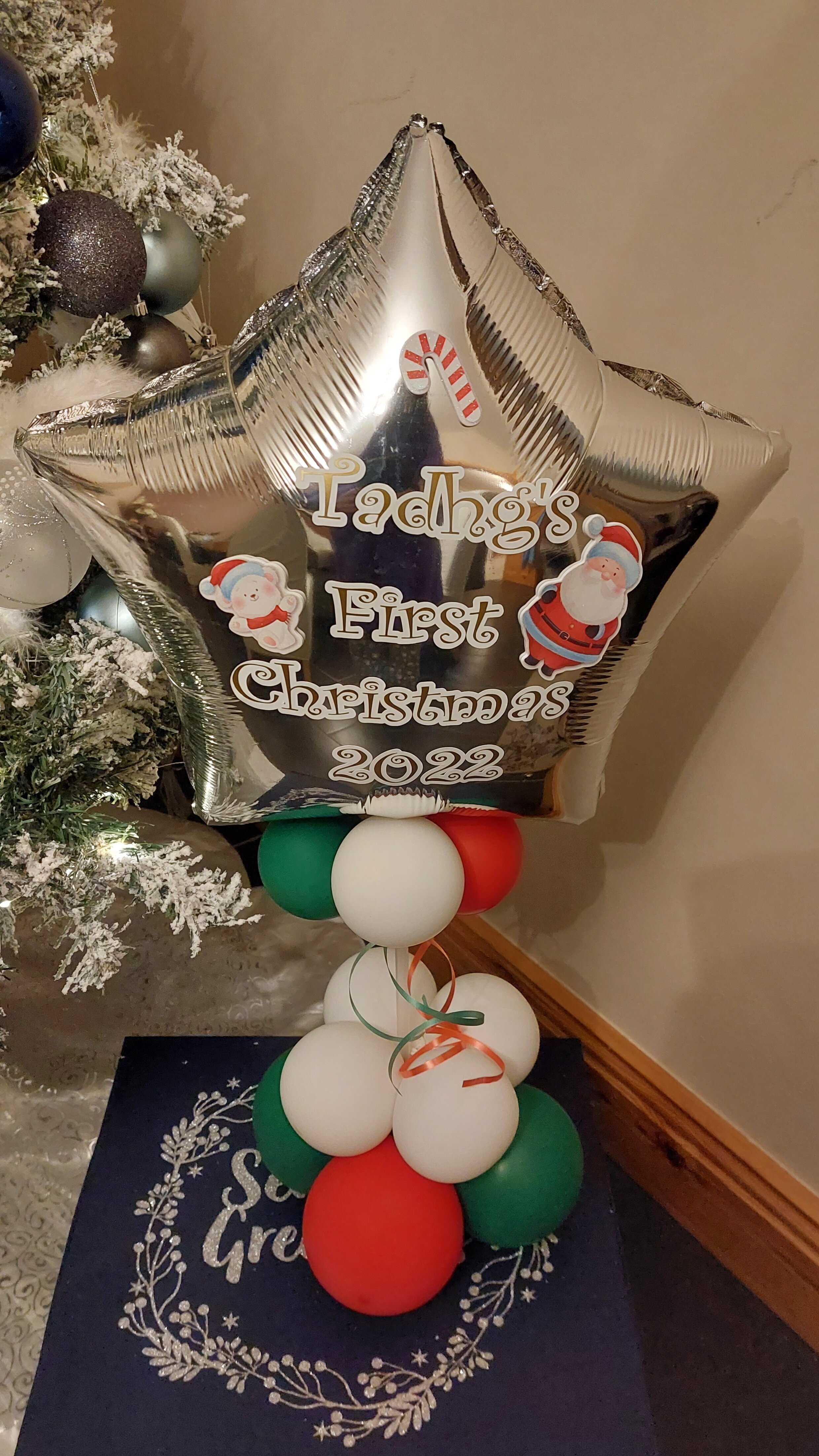 ITEM #39
€25
Personalised first Christmas balloon display.