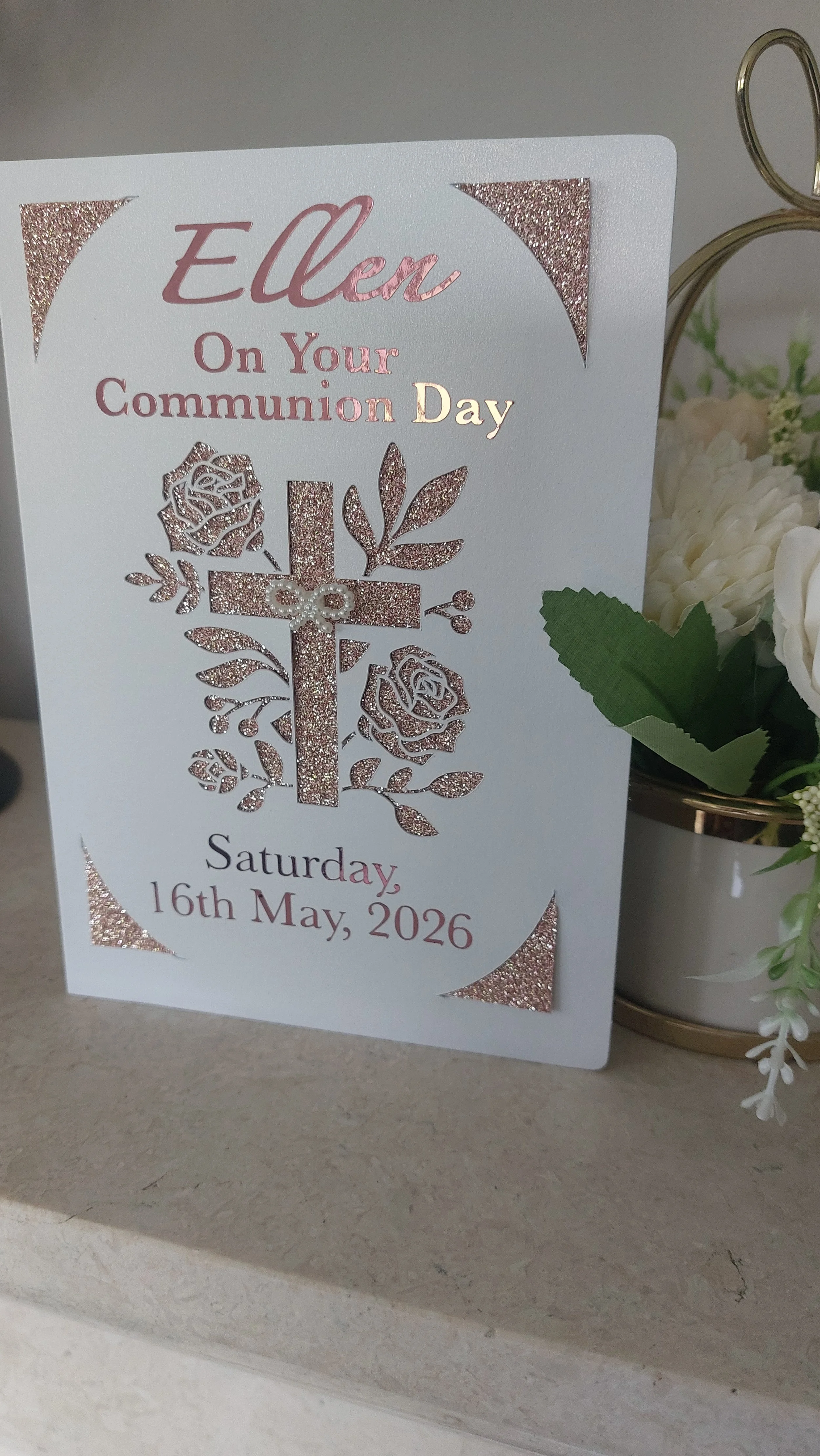 ITEM #98 --- Personalised card