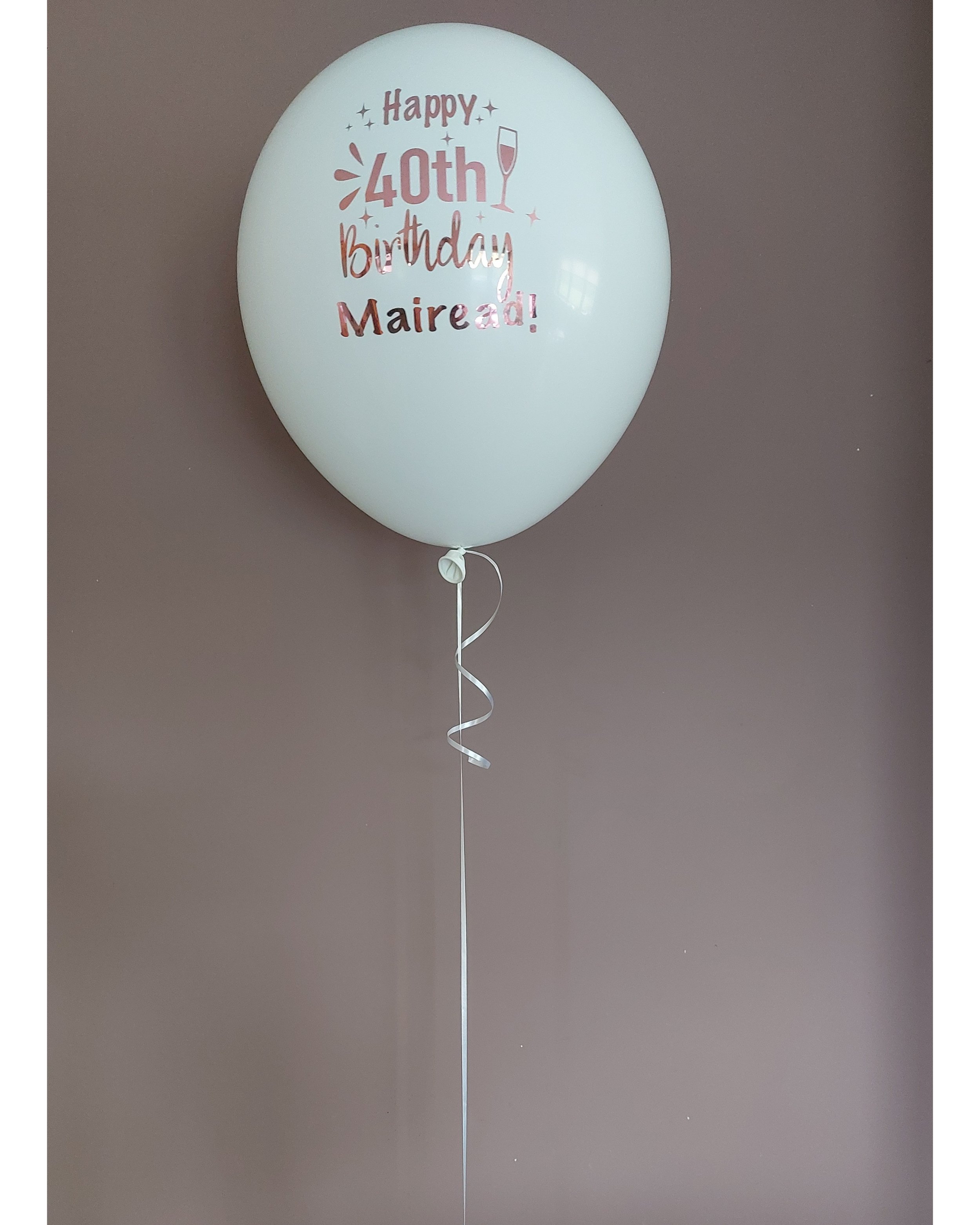ITEM #133
€14
Personalised helium filled balloon.