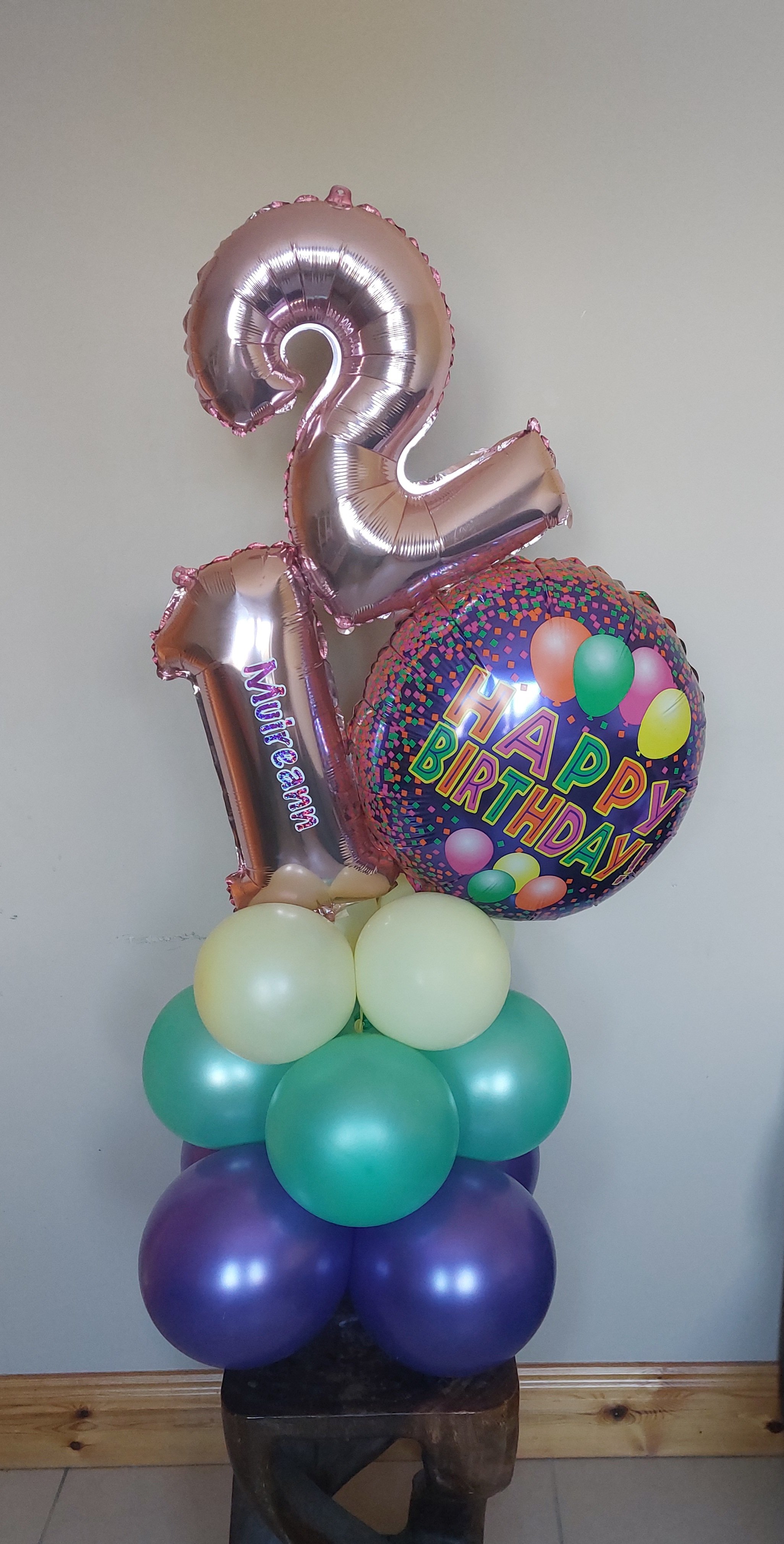 ITEM #79
€40
12th birthday balloon display.