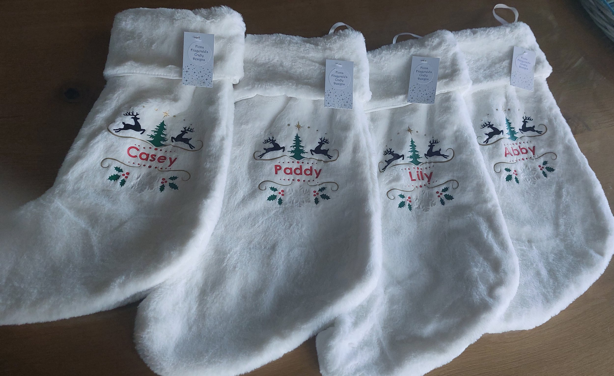 ITEM #37
€18 each
Personalised Christmas stockings.