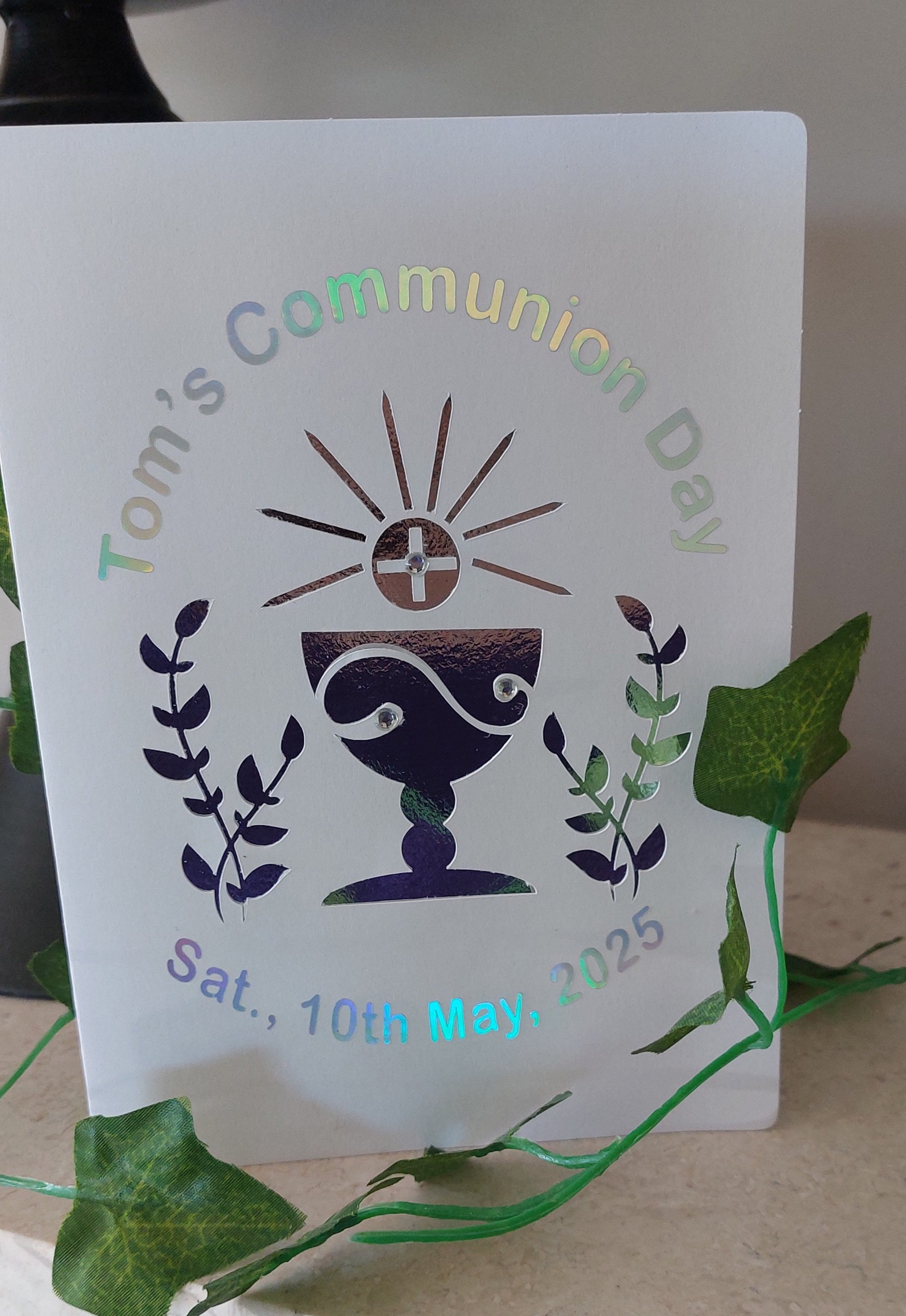 ITEM #81
€8.50
Personalised Communion card.