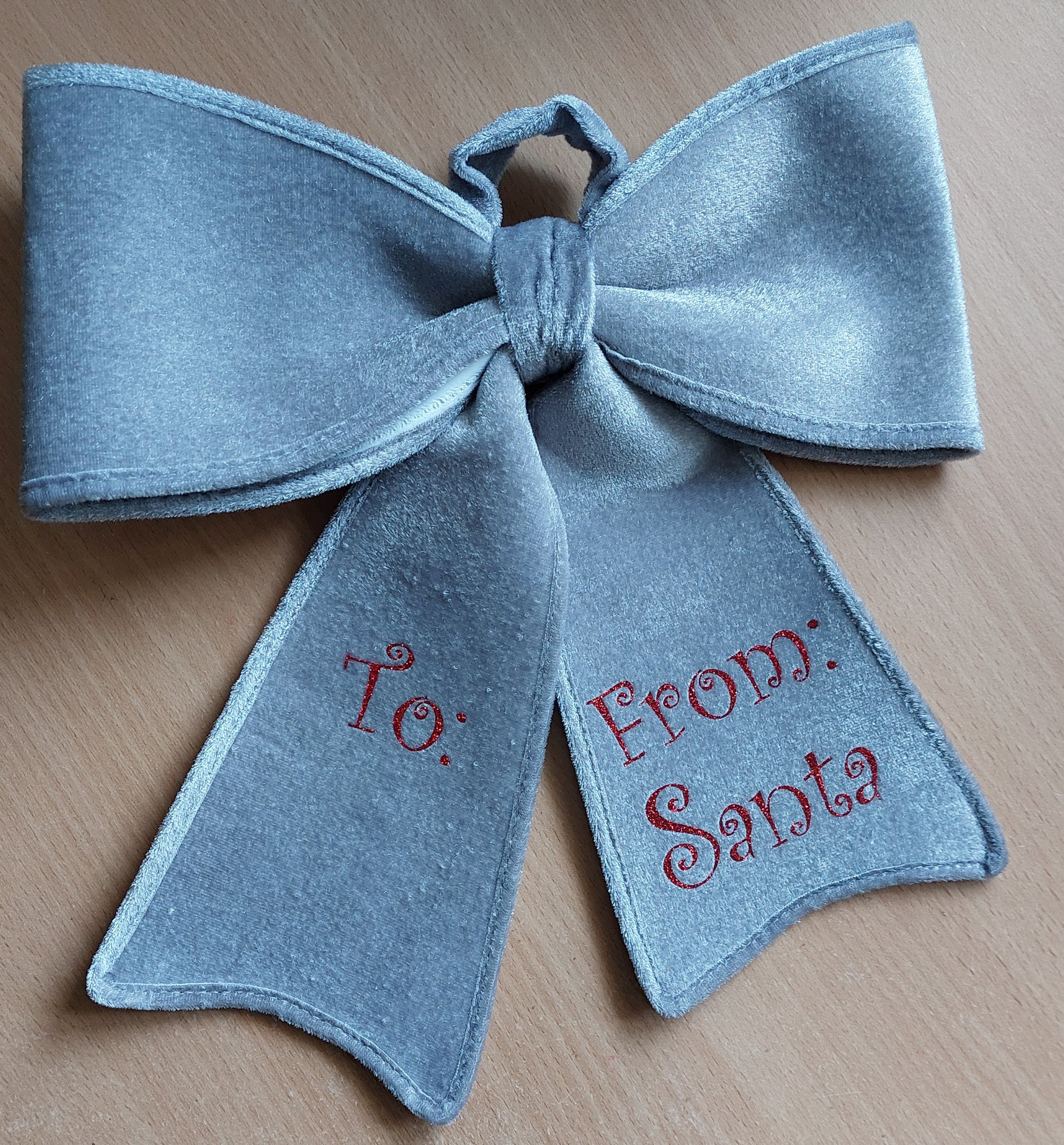 ITEM #43
€7
Christmas bow for decoration personalised.