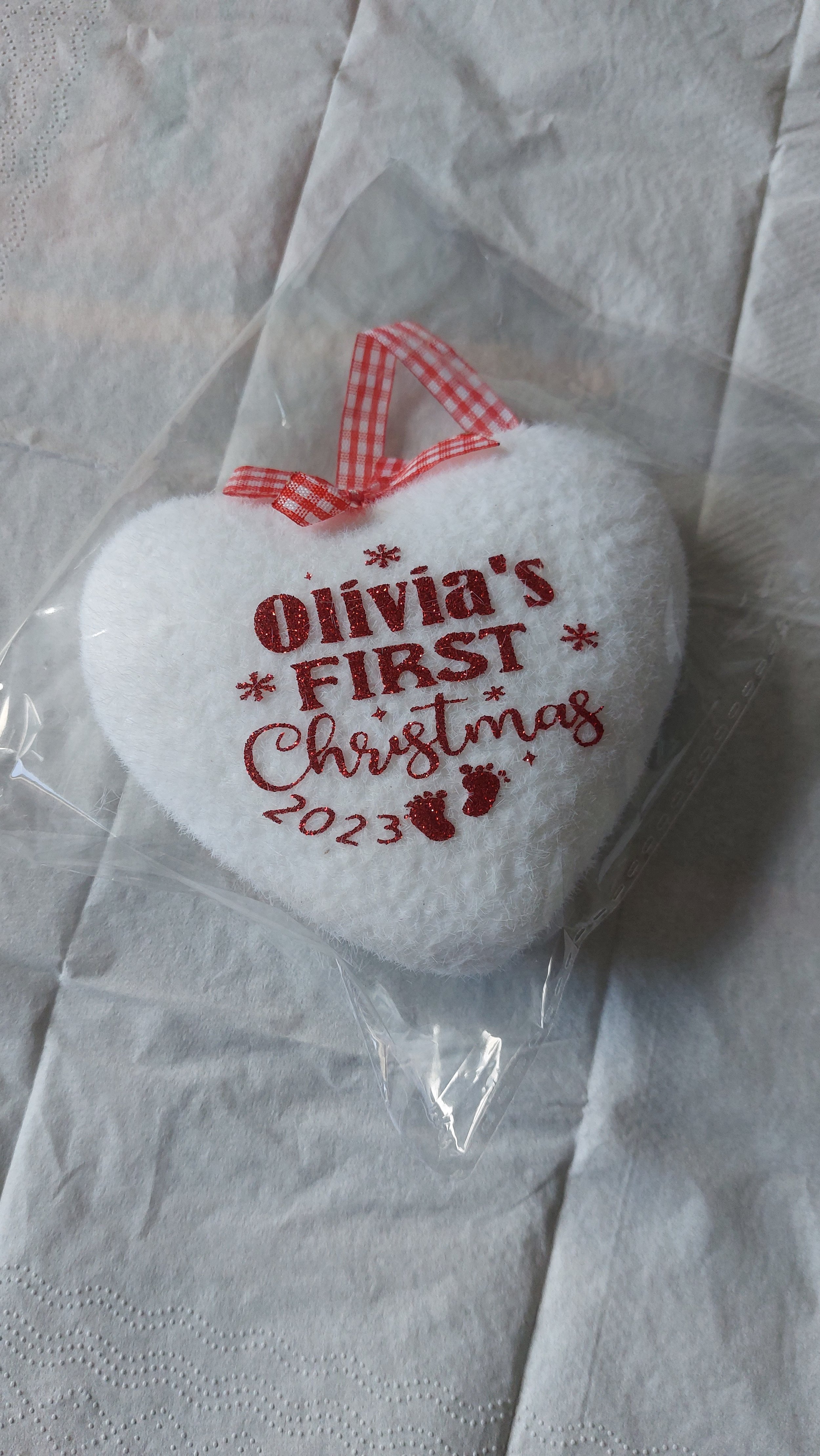 ITEM #17
€8
Personalised Christmas tree ornament.