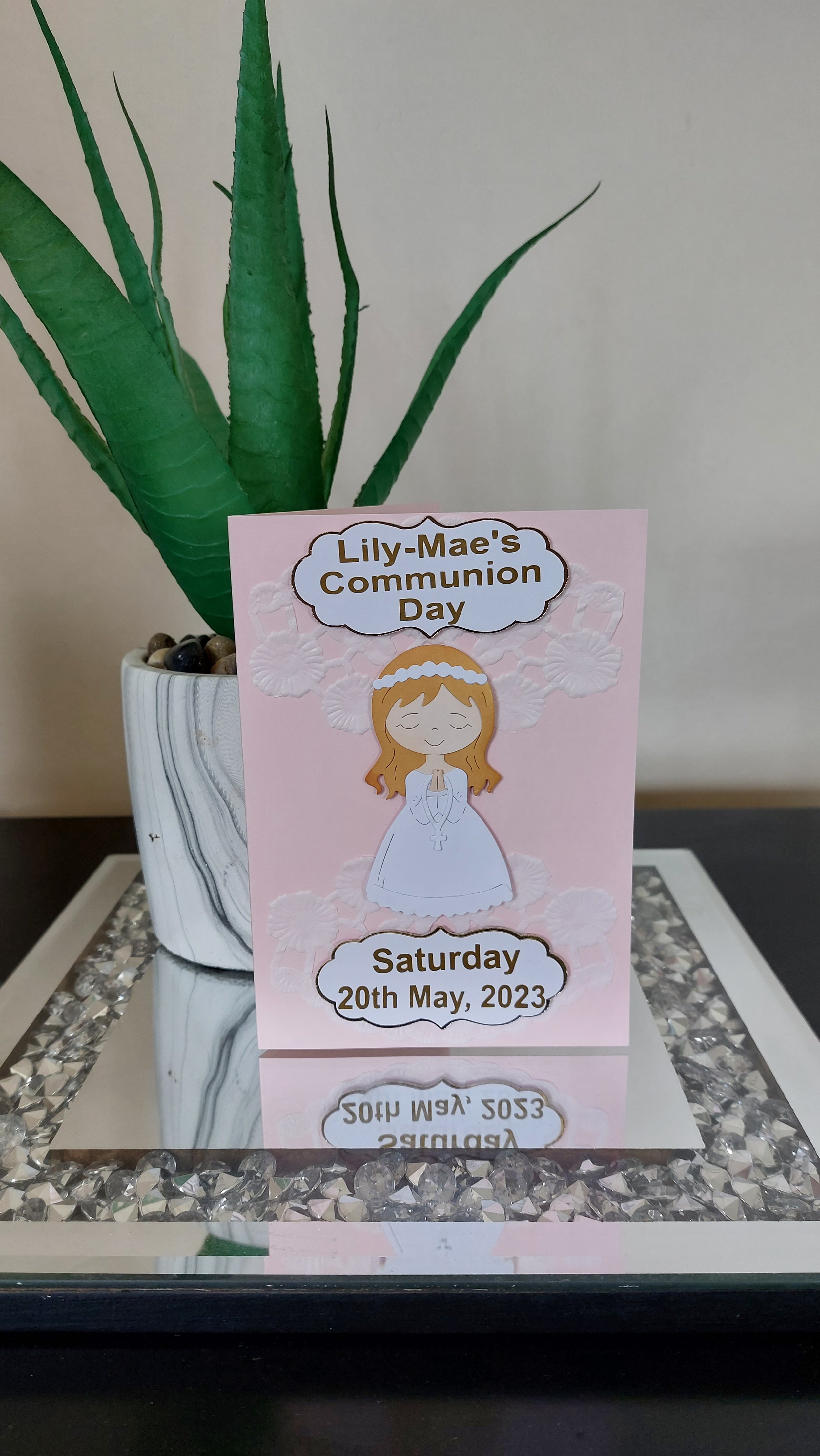 ITEM #4
€8.50
Personalised Communion girl card.