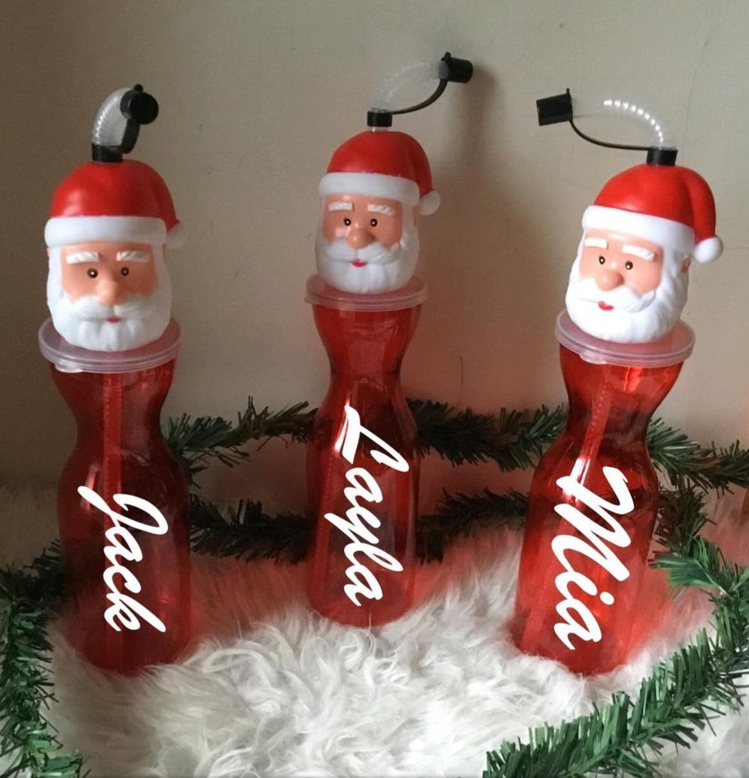 ITEM #26
€5 each
Personalised Santa bottles (Elf also available).