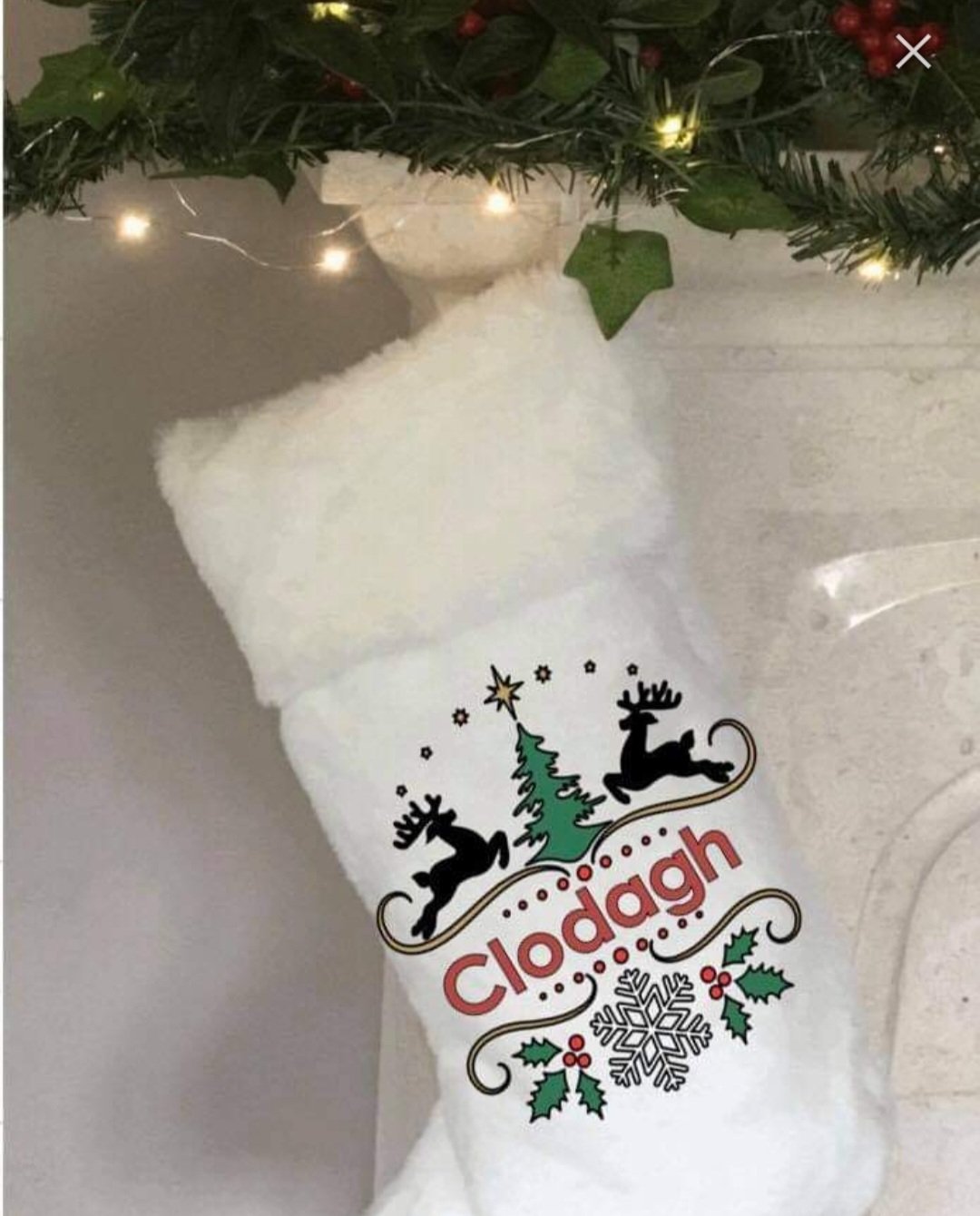 ITEM #41
€25
Personalised Christmas stocking