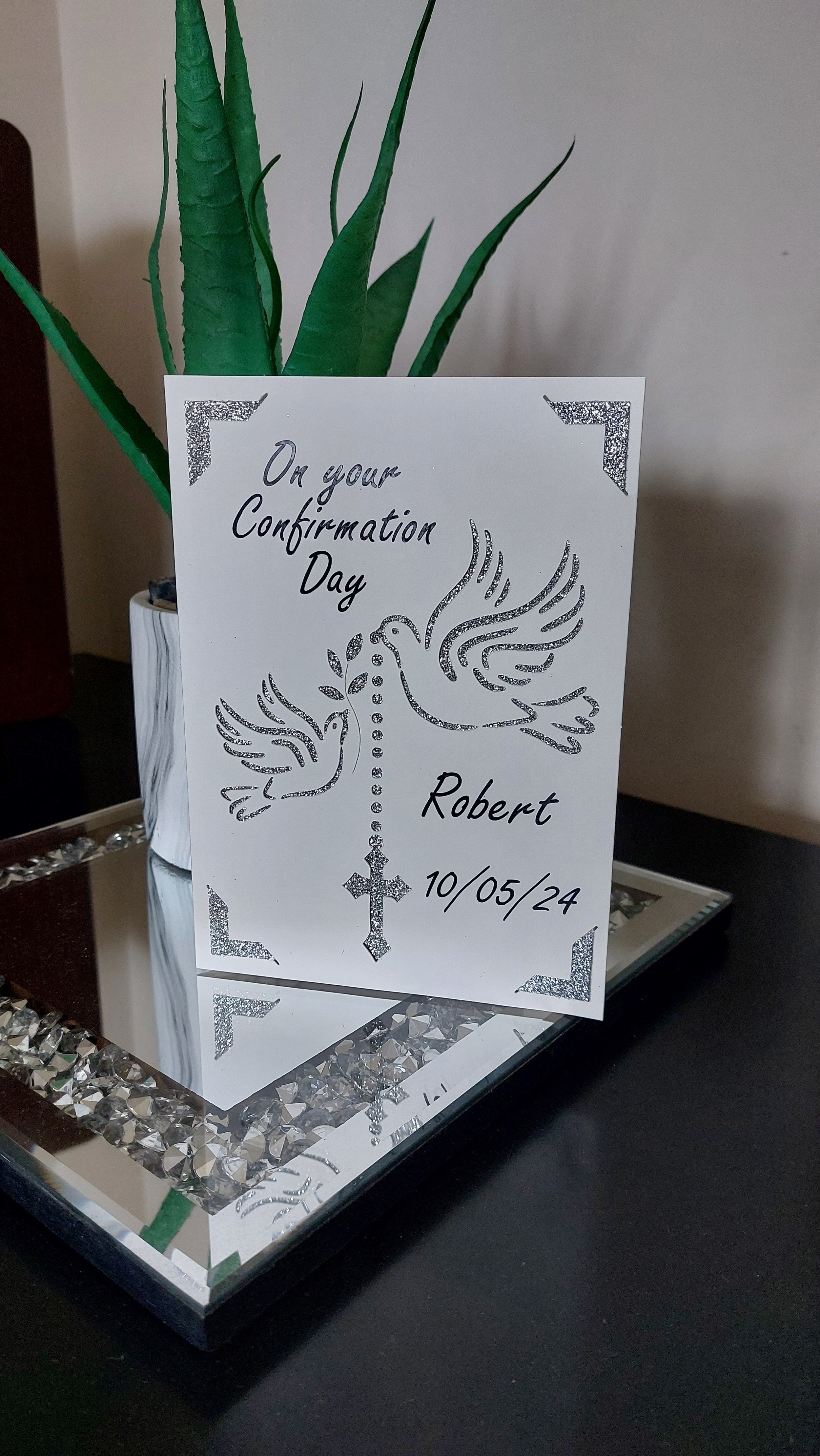 ITEM #3
€8.50
Personalised Confirmation card.
